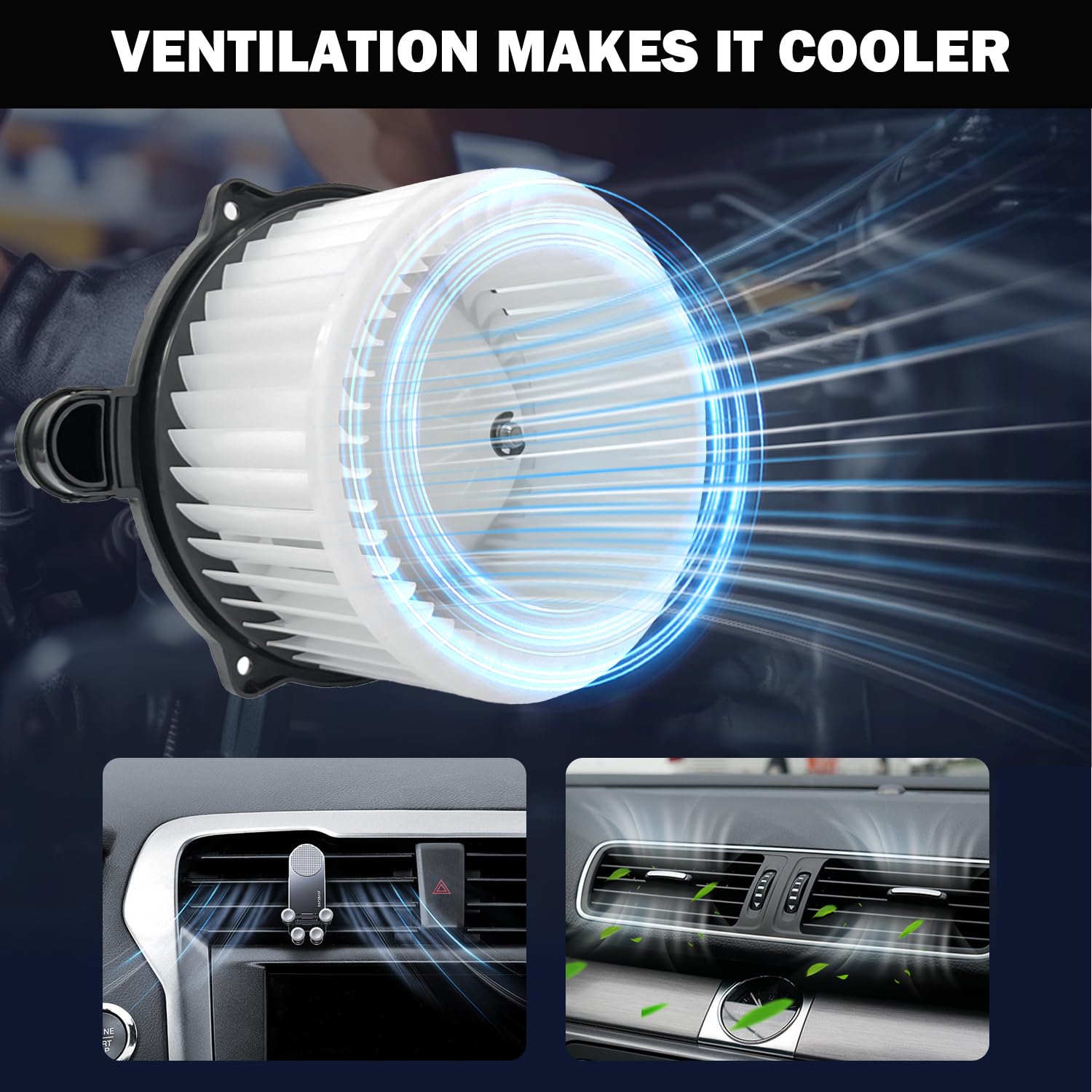 Aspligo 700259 Front Ac Heater Blower Motor Fan Fit For Hyundai Azera Elantra Coupe Elantra Gt Equus Sonata For Kia Cadenza Fort