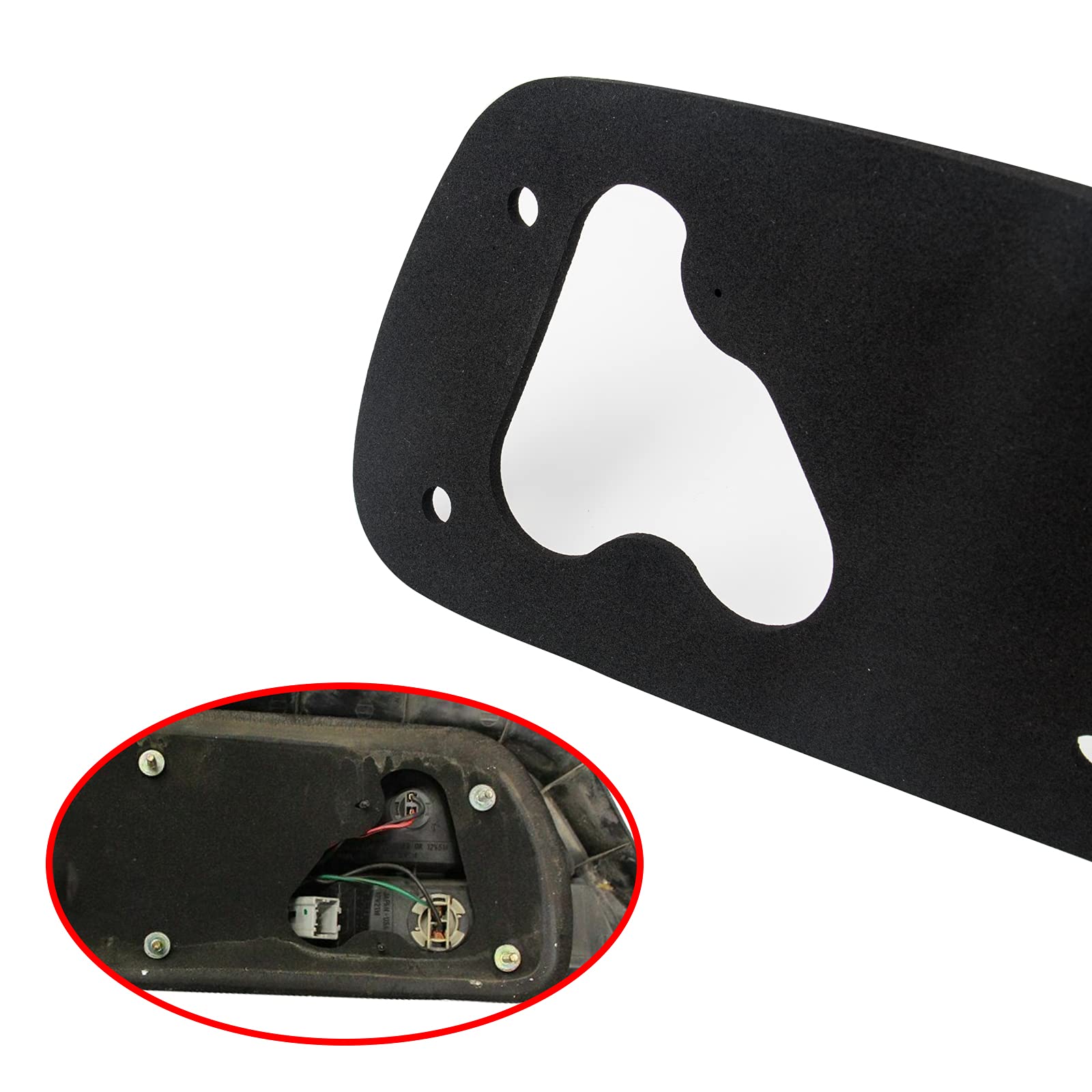 Taillight Gaskets Seals Epdm 1 Pair Compatible With Honda 1994 1995 1996 1997 1998 1999 2000 2001 Acura Integra Gs (Leather), Gs