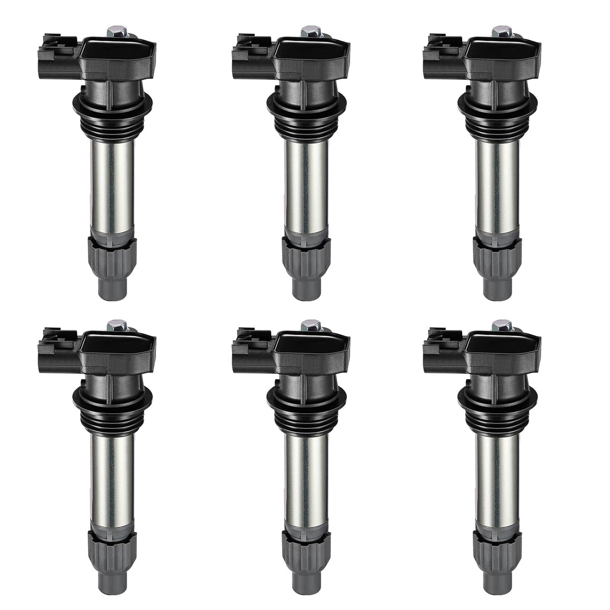 Bdfhyk Ignition Coil Pack Uf569 Set Of 6 Compatible With Buick Allure Cadillac Ats Cts Xts Chevy Impala Gmc Acadia Pontiac G6 Saab 9-4X Saturn Outlook Replacement For C1555 D515C Gn10494