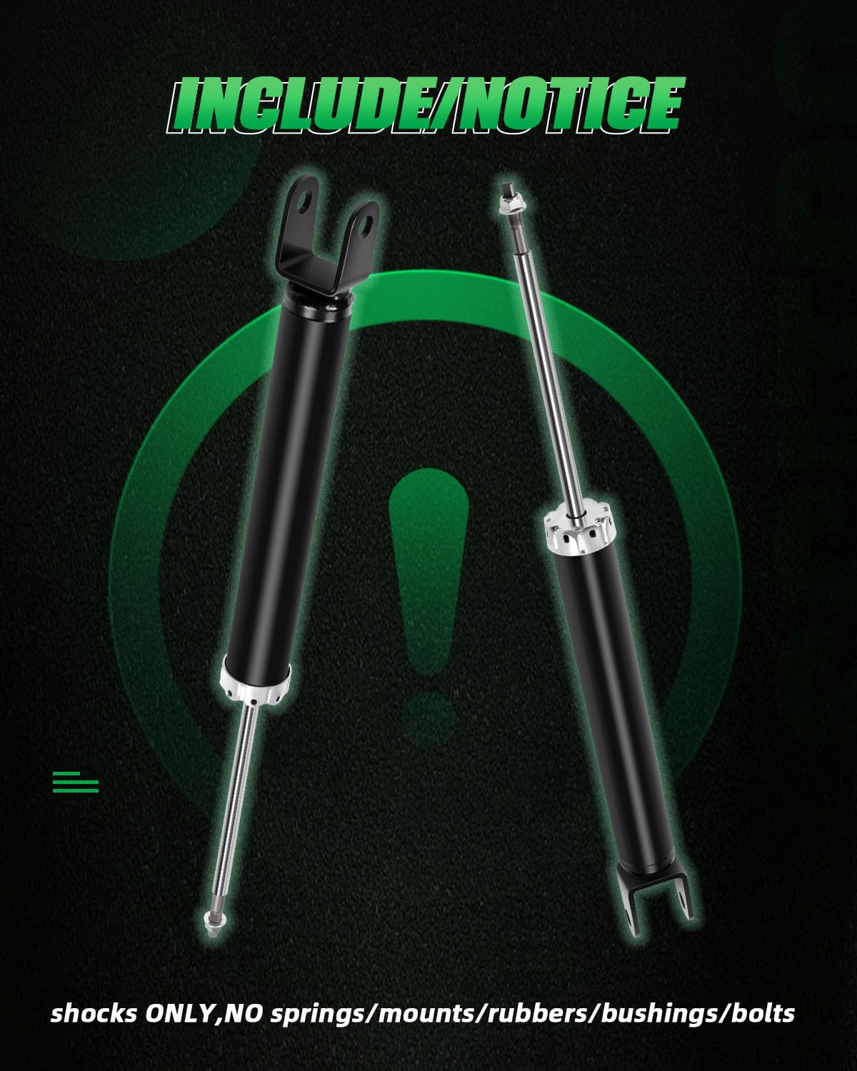 Scitoo Rear Shocks Set Of 2 For Azera, Shocks Absorbers And Struts Fits 2012 2013 2014 For Hyundai Azera,2011 2012 For Hyundai S