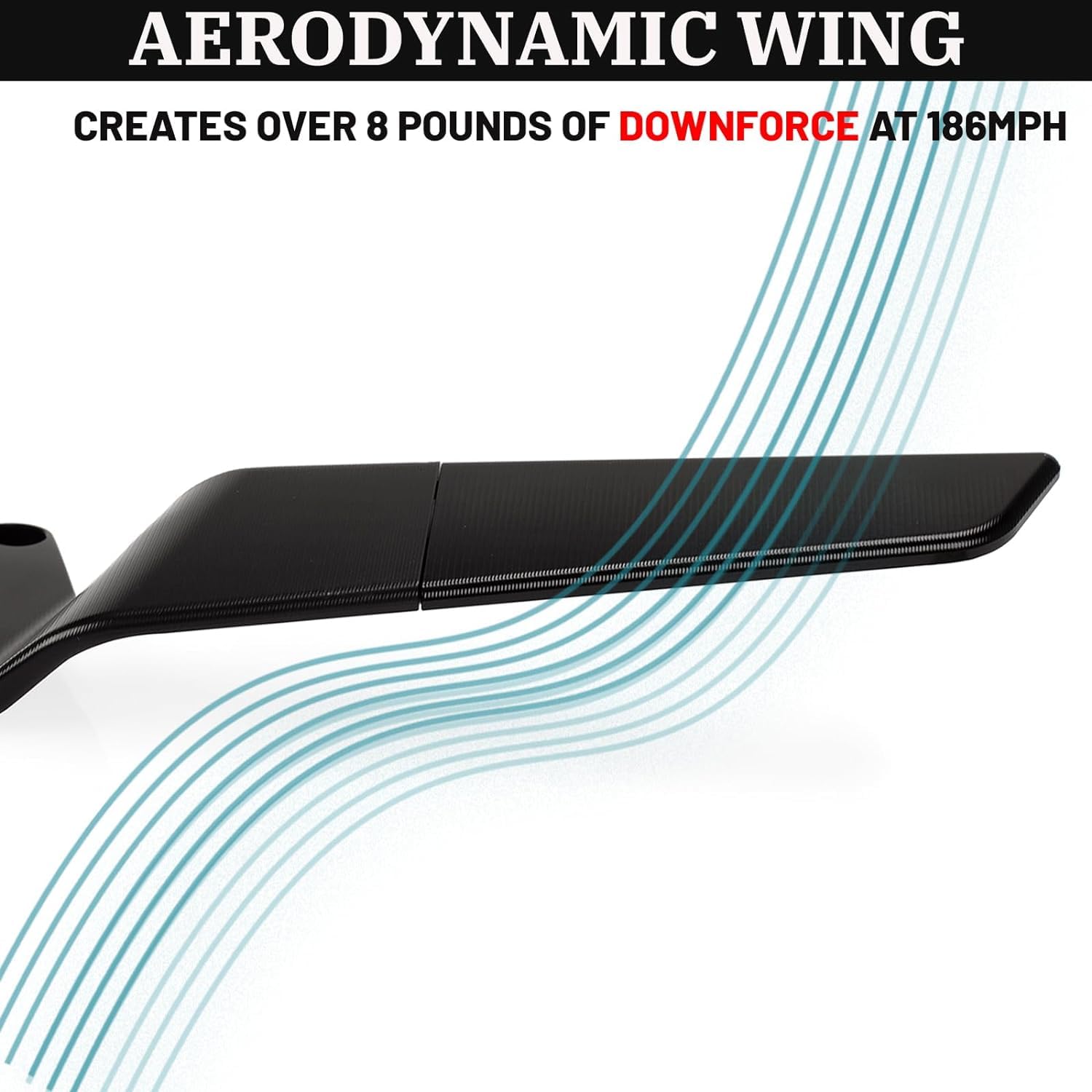 Xingwu Motorcycle Mirrors Adjustable Rotating Rear View Mirror Stealth Wind Wing Side Mirror For Z400 Z650 Z900 1290 Super Duke R Evo Abs 390 Duke Street Bike (Normal)