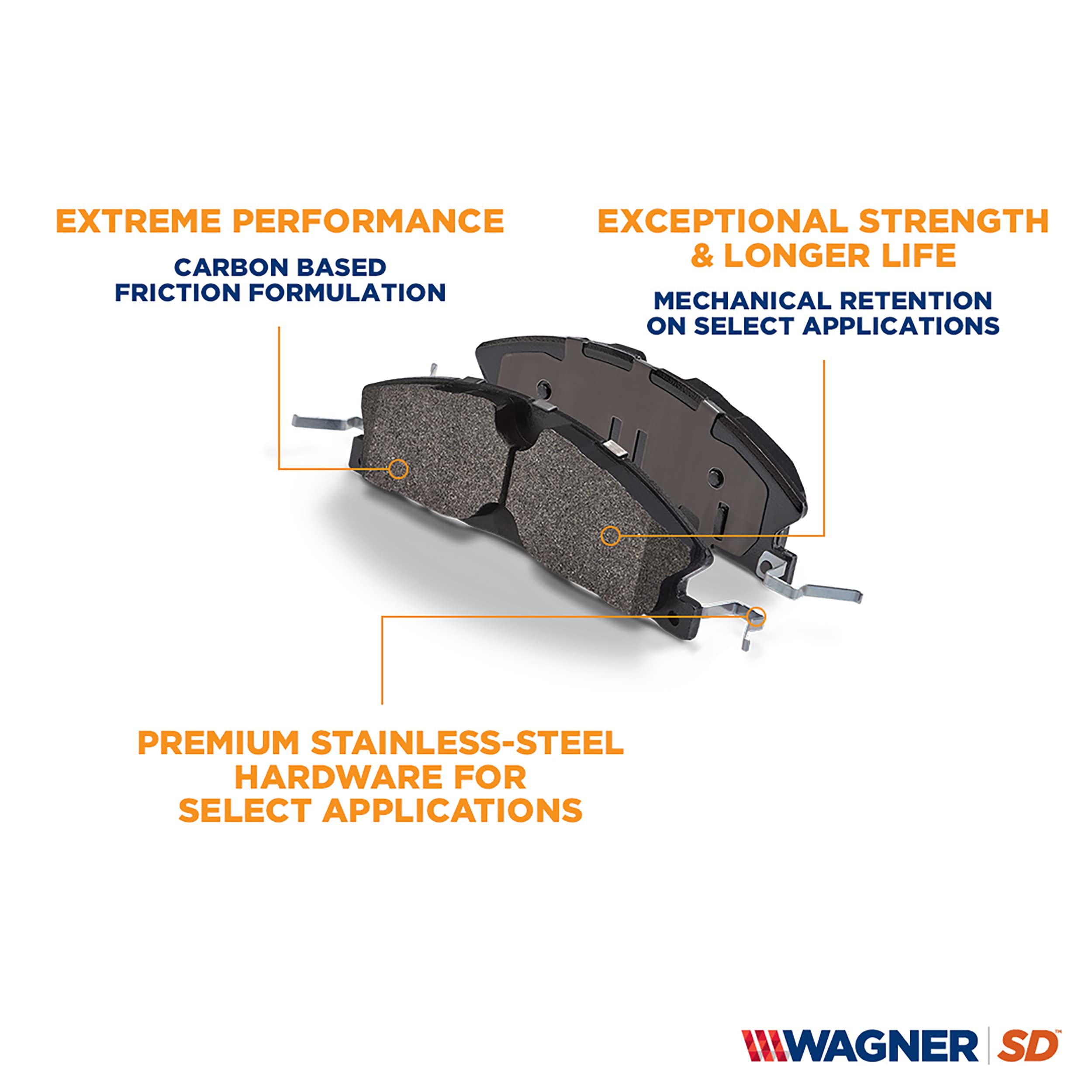 Wagner Brake Severeduty Sx1399 Disc Brake Pad Set