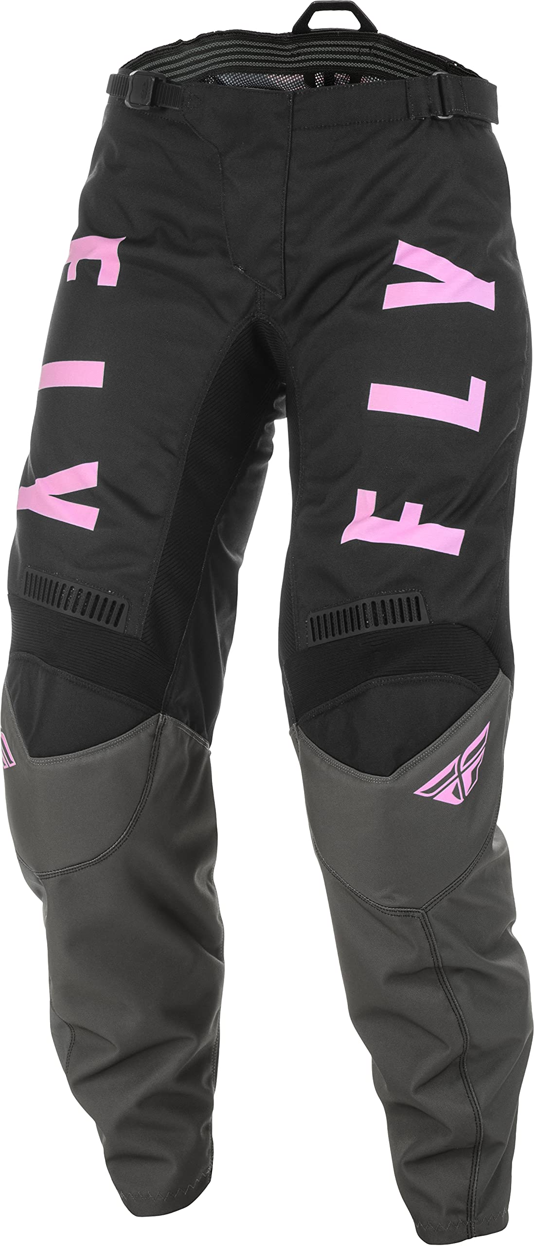 Fly Racing Youth F-16 Pants (Grey/Black/Pink, Youth Us 20)