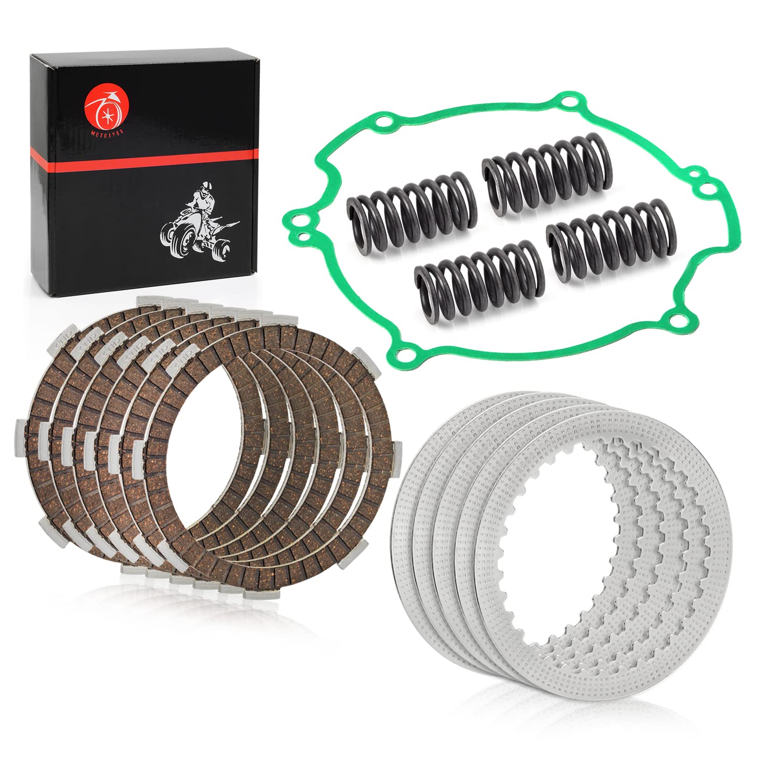 Clutch Kit Heavy Duty Springs & Cover Gasket For Kawasaki Kx80 Kx85 Kx100 1998-2021 13088-1016 13089-1120 11060-1795