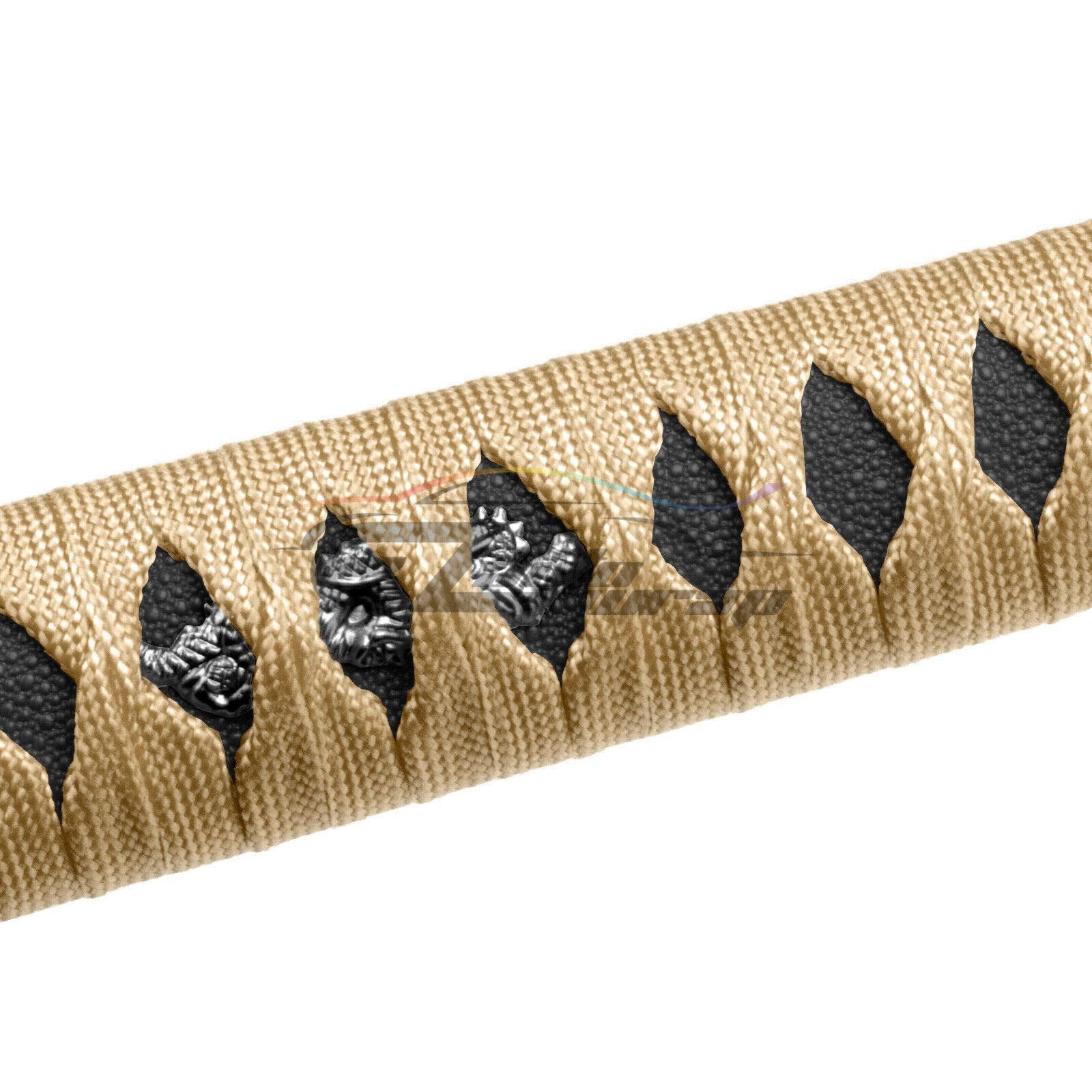 EZAUTO WRAP 15cm Gold Black Shift Knob Samurai Sword Alloy Katana with Adapter Universal