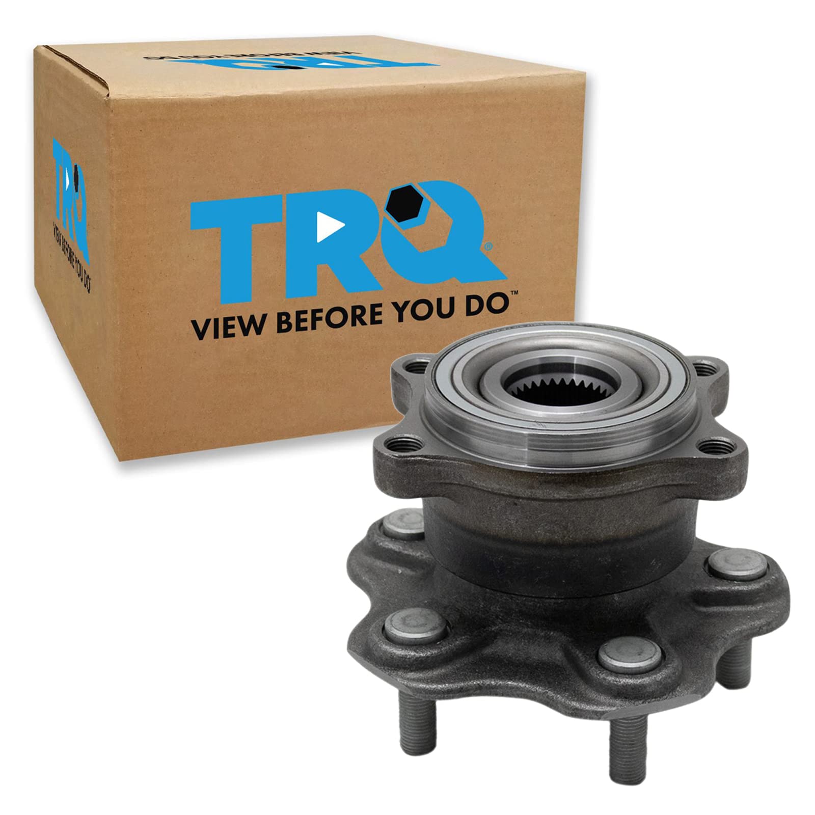 Trq Rear Wheel Bearing & Hub Assembly With Abs Sensor Compatible With 2003-2008 Infiniti Fx45