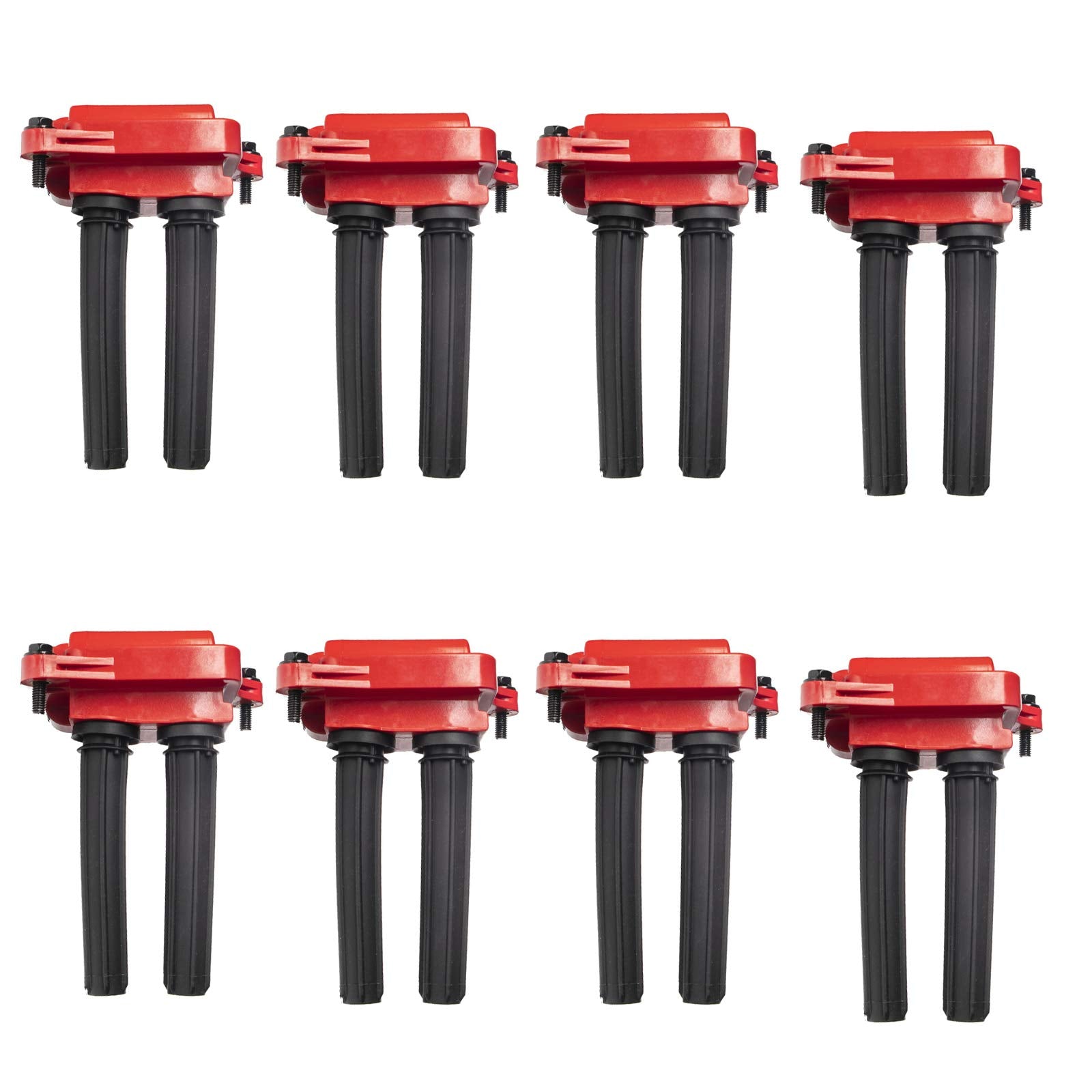 TRQ Ignition Coil Set Compatible with 05-22 Chrysler 06-22 Dodge Jeep 11-22 Ram