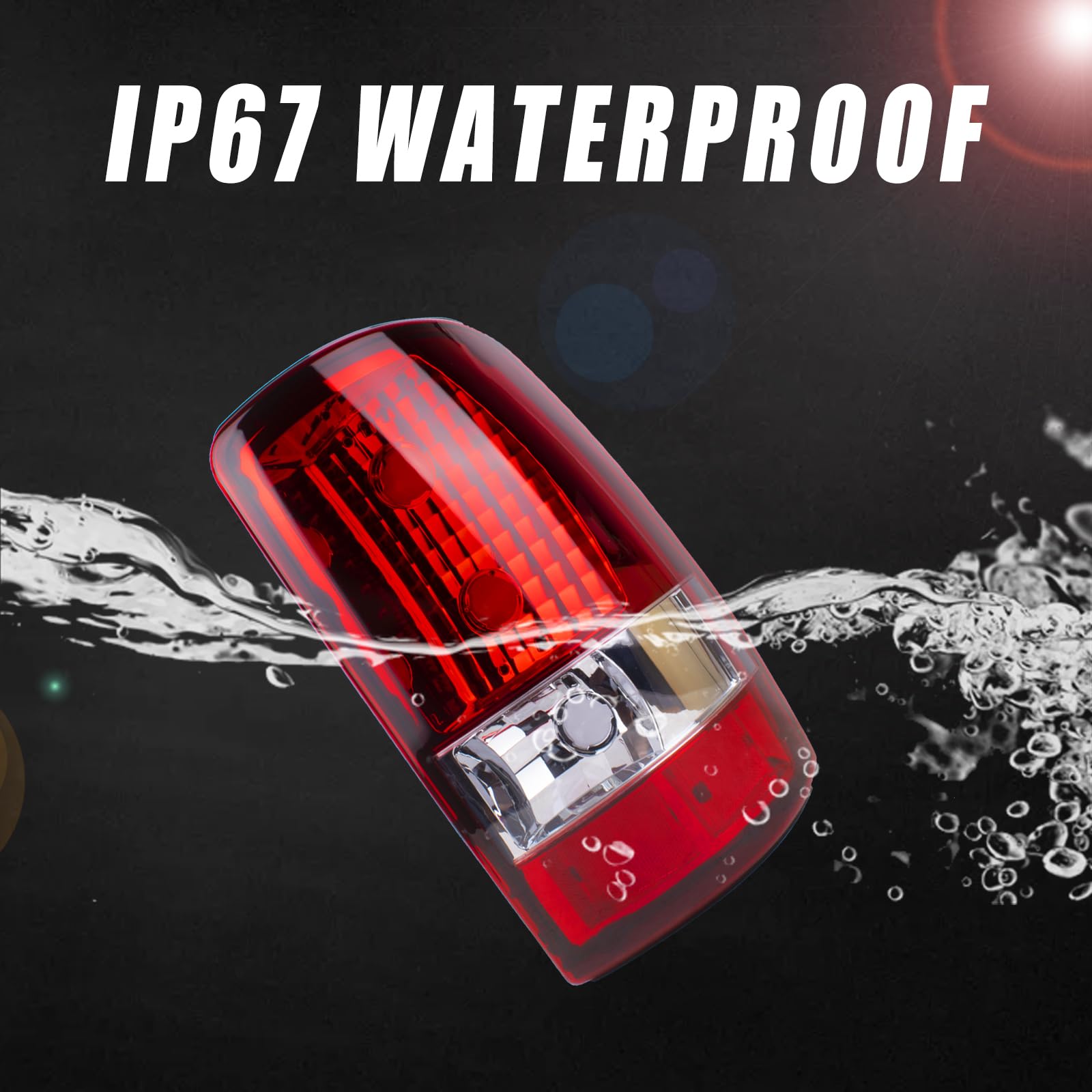 Boine Tail Light Compatible With 2000-2006 Chevy Tahoe Suburban Gmc Yukon Driver And Passenger Side Rear Light Brake Lamps