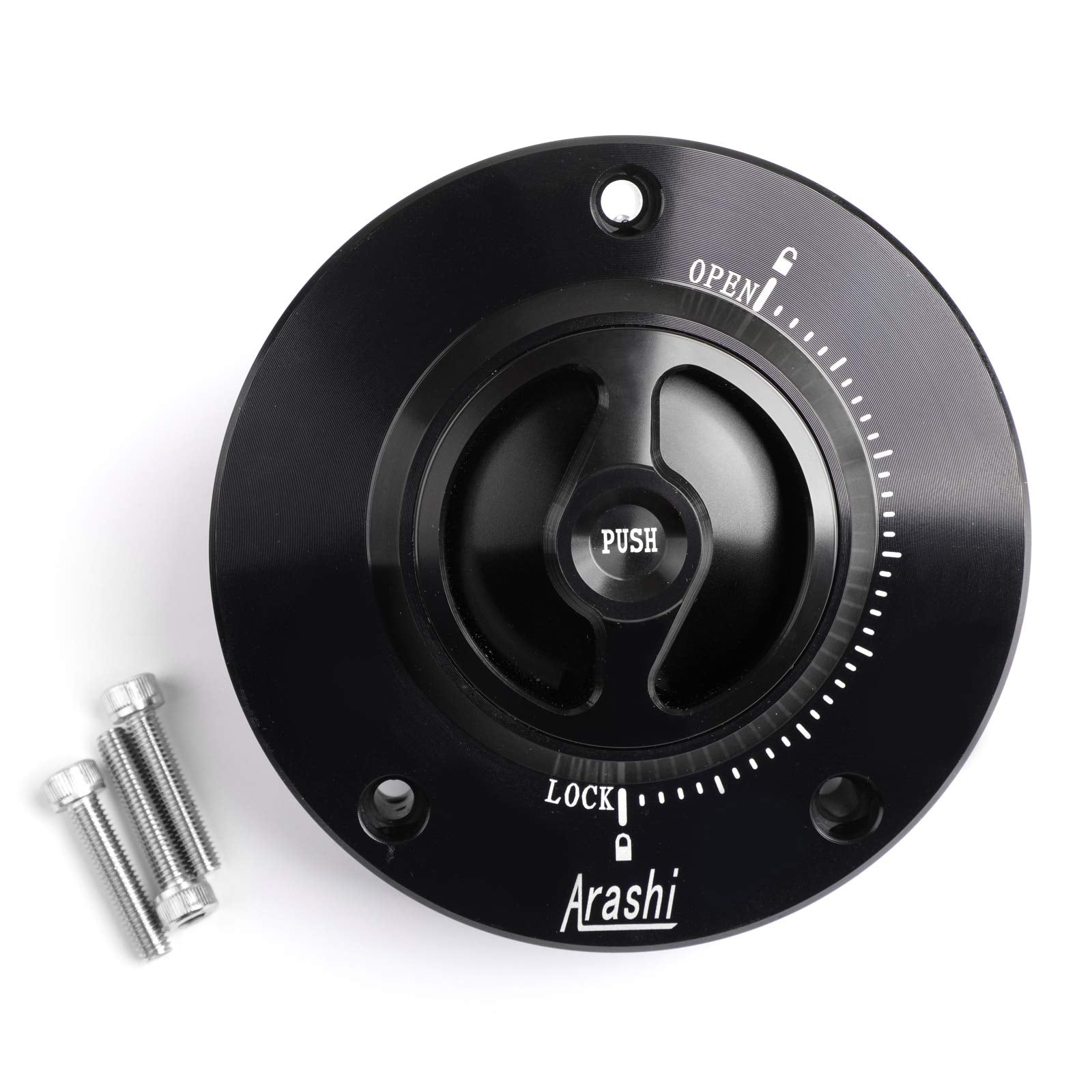 Areyourshop Cnc Keyless Fuel Gas Tank Cap For Suzuki Gsxr 600/750/1000 Gsr 600/750 03-18, Please Check The Description For Exact