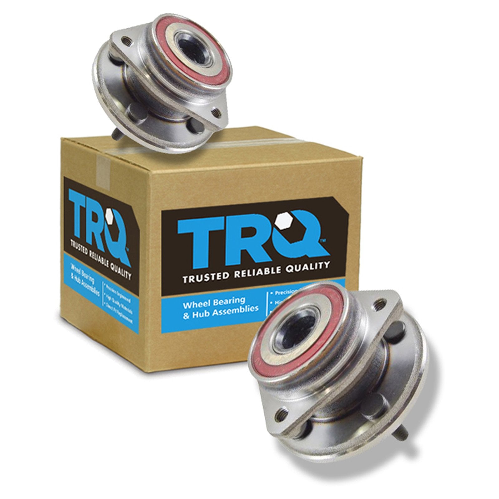 Trq Front Wheel Hub Bearings Assembly Set Compatible With 1999-2001 Jeep Cherokee 1999-2006 Wrangler