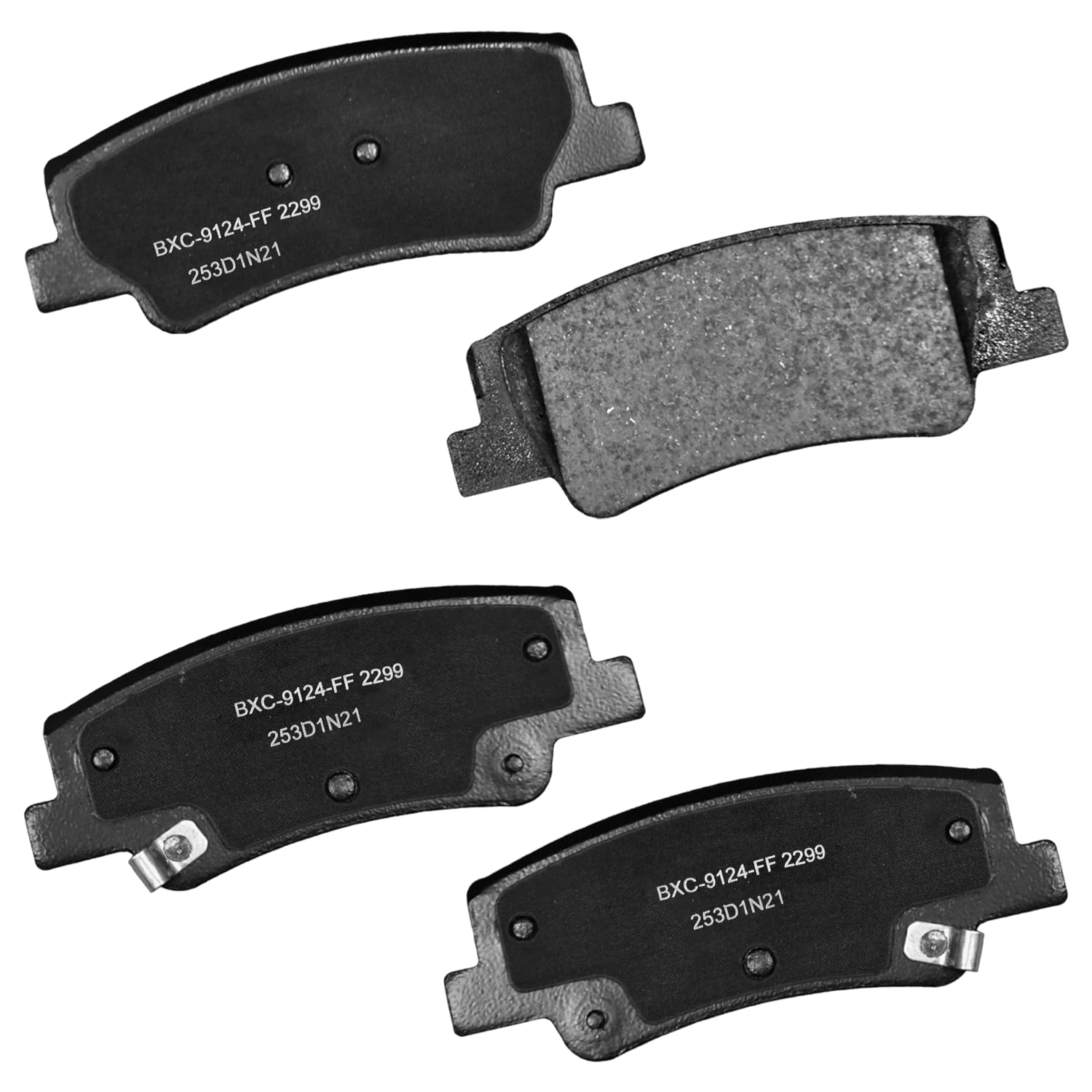 Bendix Premium Sbc2299 Ceramic Rear Brake Pads For Hyundai Sonata 2024-2020, Tucson 2024-2022, Kia K5 2023-2021