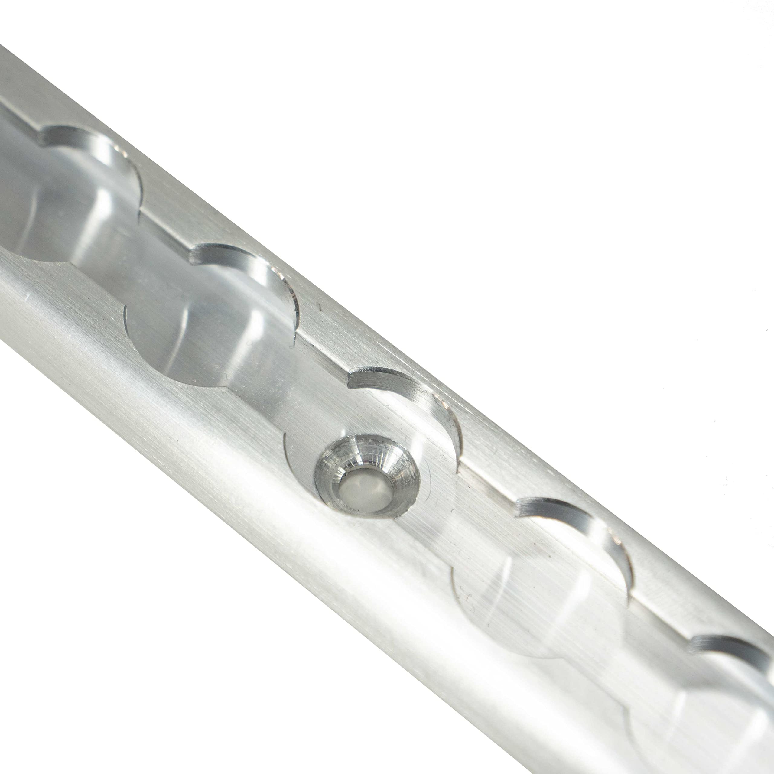 Us Cargo Control L Track Tie Down System, Includes (4) Usa Made 4-Foot Aluminum L-Track And (4) Silver Single Stud O-Ring Fittin