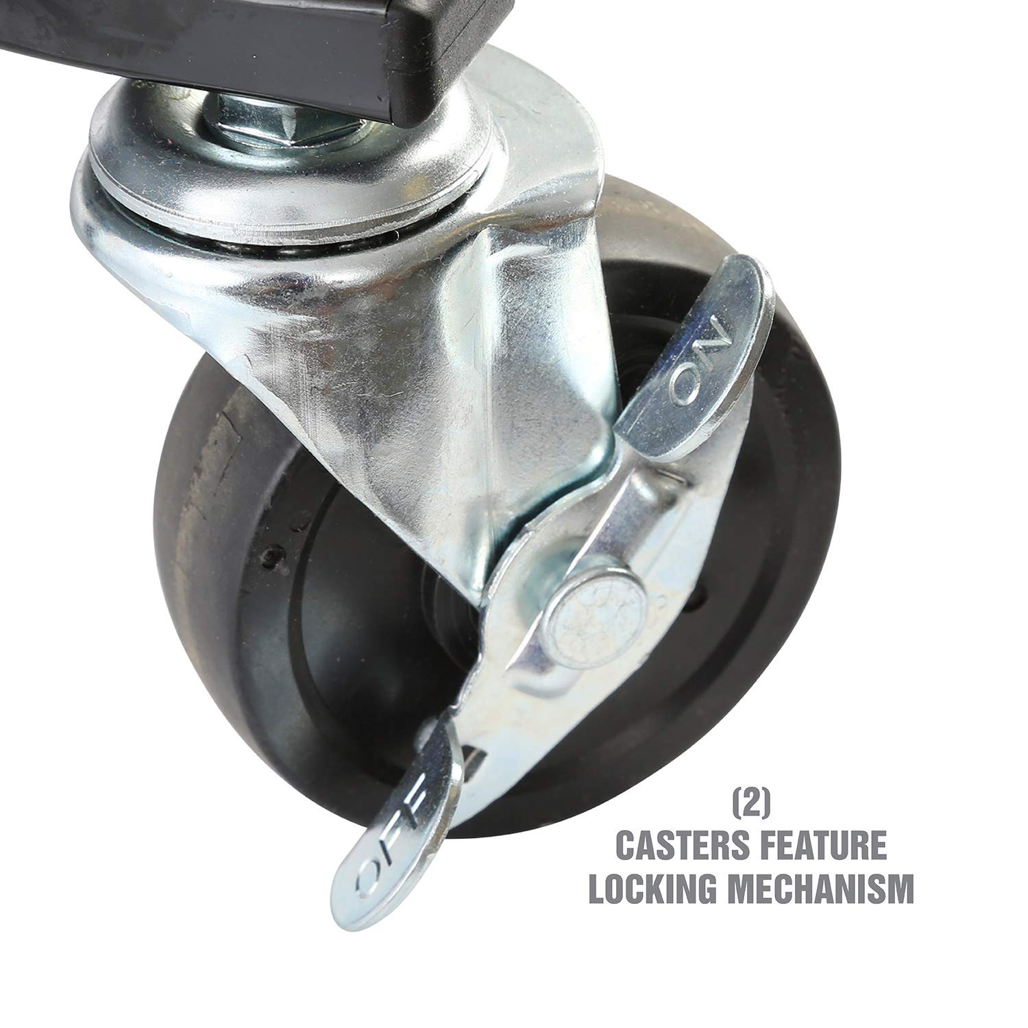 OEMTOOLS 24986 Heavy-Duty Rolling Workbench and Creeper Seat, Mechanics Stool with Wheels, Creepers, Shop Stools With Wheels, Au