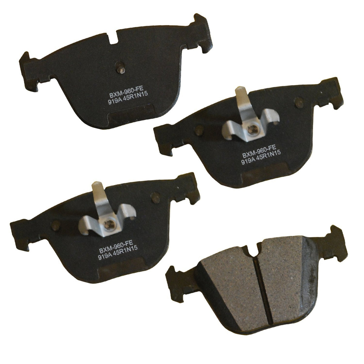 Bendix Premium Sbm919A Semi-Metallic Rear Brake Pads For Select Models Bmw 535I Gt, Gt Xdrive, 550I 740I, 740Li, 740Li 750I, 750