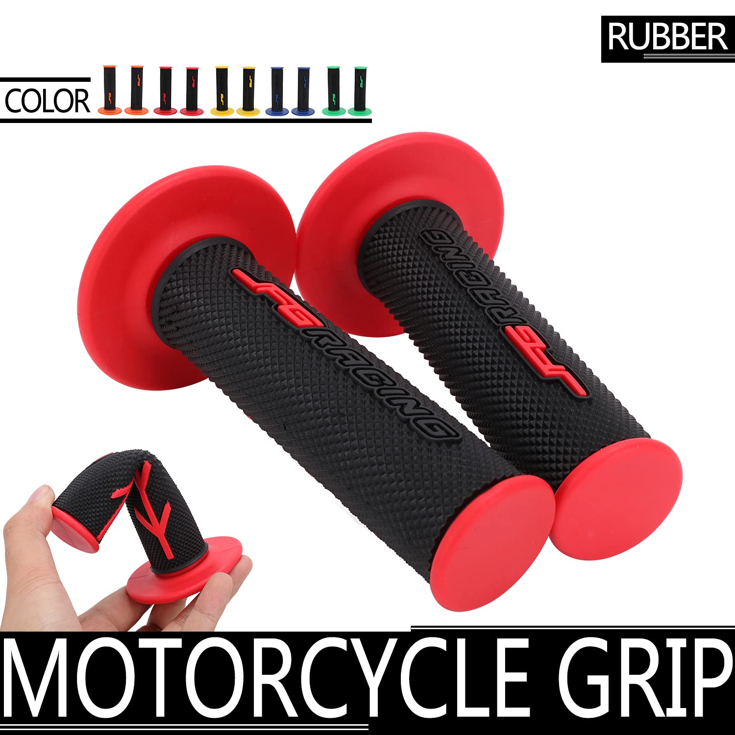 Dirt Bike Grips 7/8    Motorcycle Grips ATV Handlebar Grips Universal for CR125 250 CRF50 80 230 250 TRX450 XR50 70 100 400 CT12