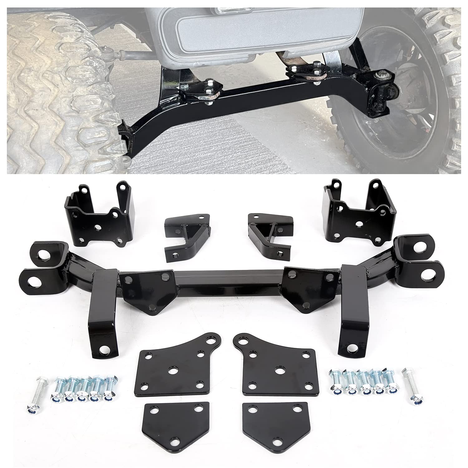 Ecotric 6' Drop Axle Lift Kits For Ezgo Golf Cart 1994.5-2001.5 Electric Txt Model