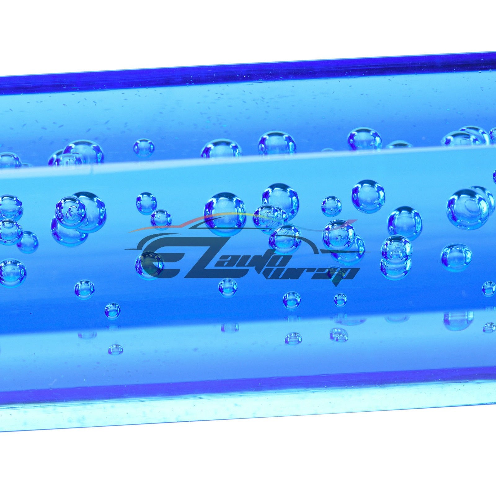 EZAUTO WRAP Shift Knob Stick Crystal Transparent Bubble Purple Blue Throw Gear Shifter 25cm