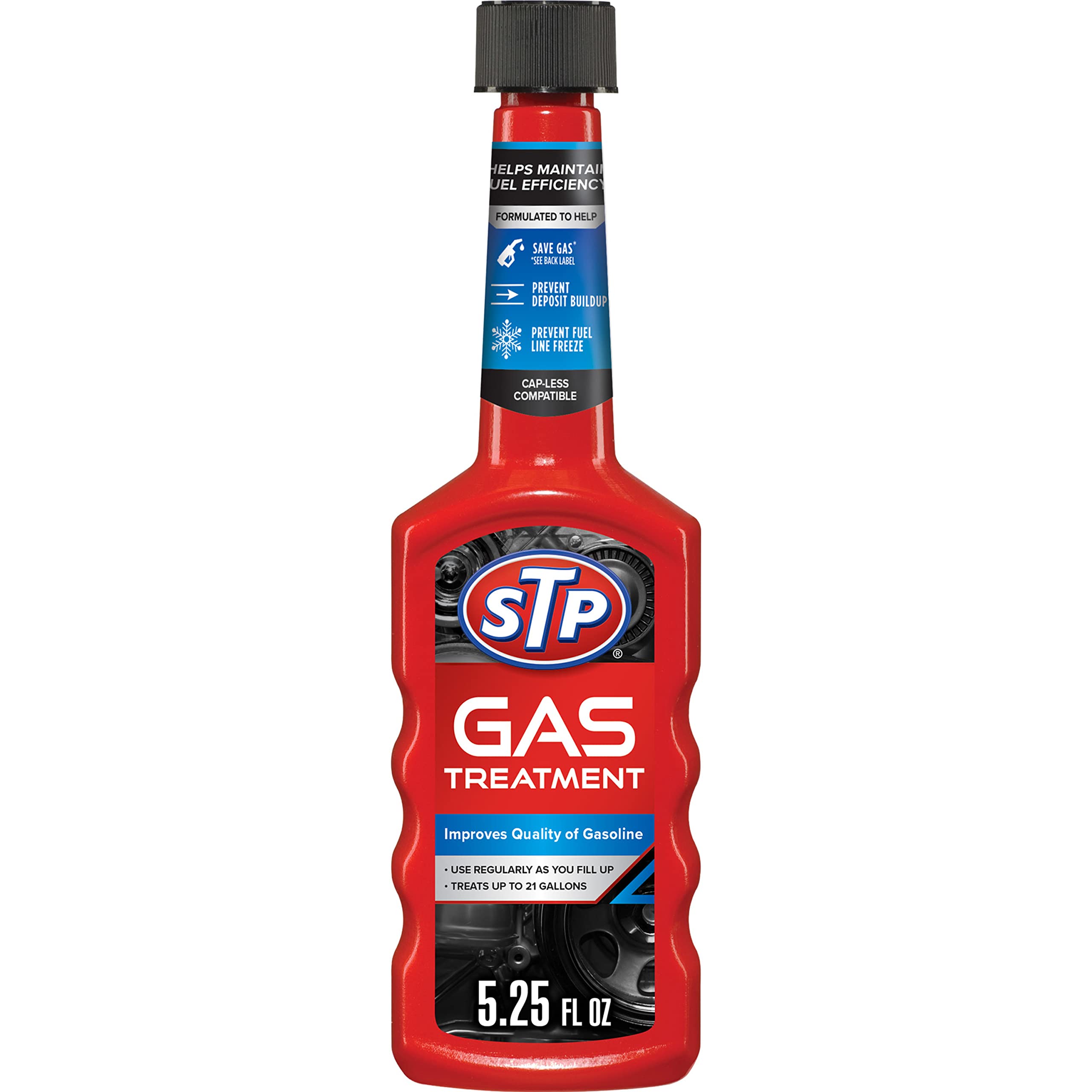 Stp Gas Treatment, Fuel Intake System Cleaner, Bottles, 5.25 Fl Oz, Pack Of 12