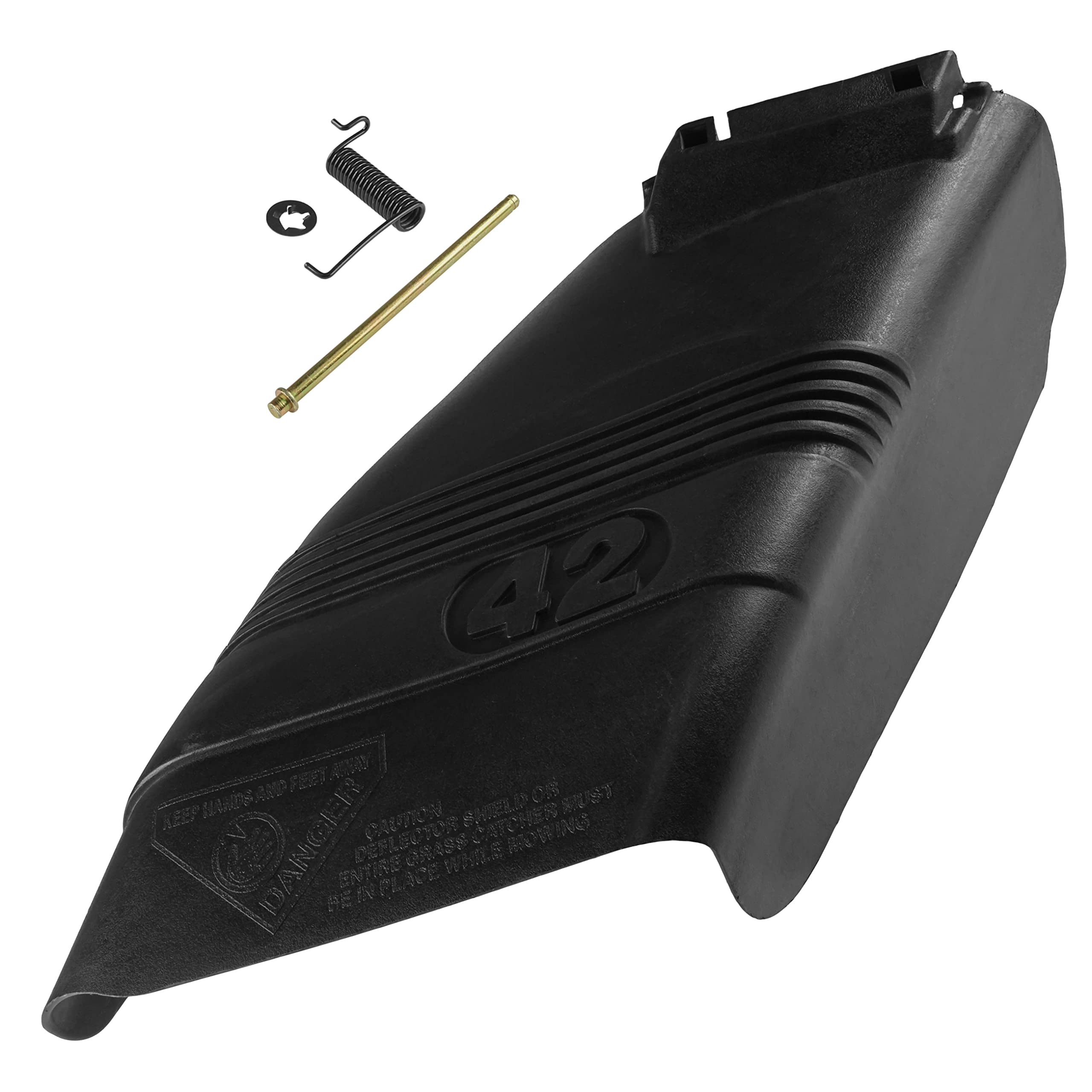 Caltric 42 Deflector Shield with Mounting Hardware Compatible with Husqvarna AYP 532130968 532130968