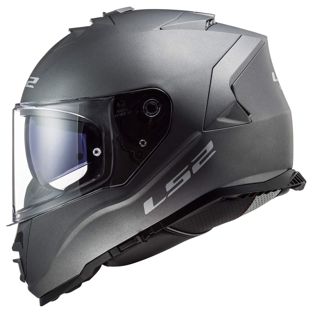 Ls2 Helmets Assault Full Face Motorcycle Helmet W/Sunshield (Matte Titanium - 3X-Large)