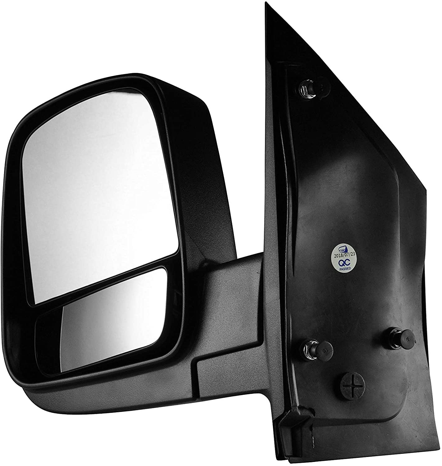 Dependable Direct Passenger Side Mirror Fits Chevy Express, GMC Savana 1500 08-14 & Chevy Express, GMC Savana 2500/3500 08-17 – Textured, Blind Spot Corner Glass – Right Side View Mirror OEM GM1320395