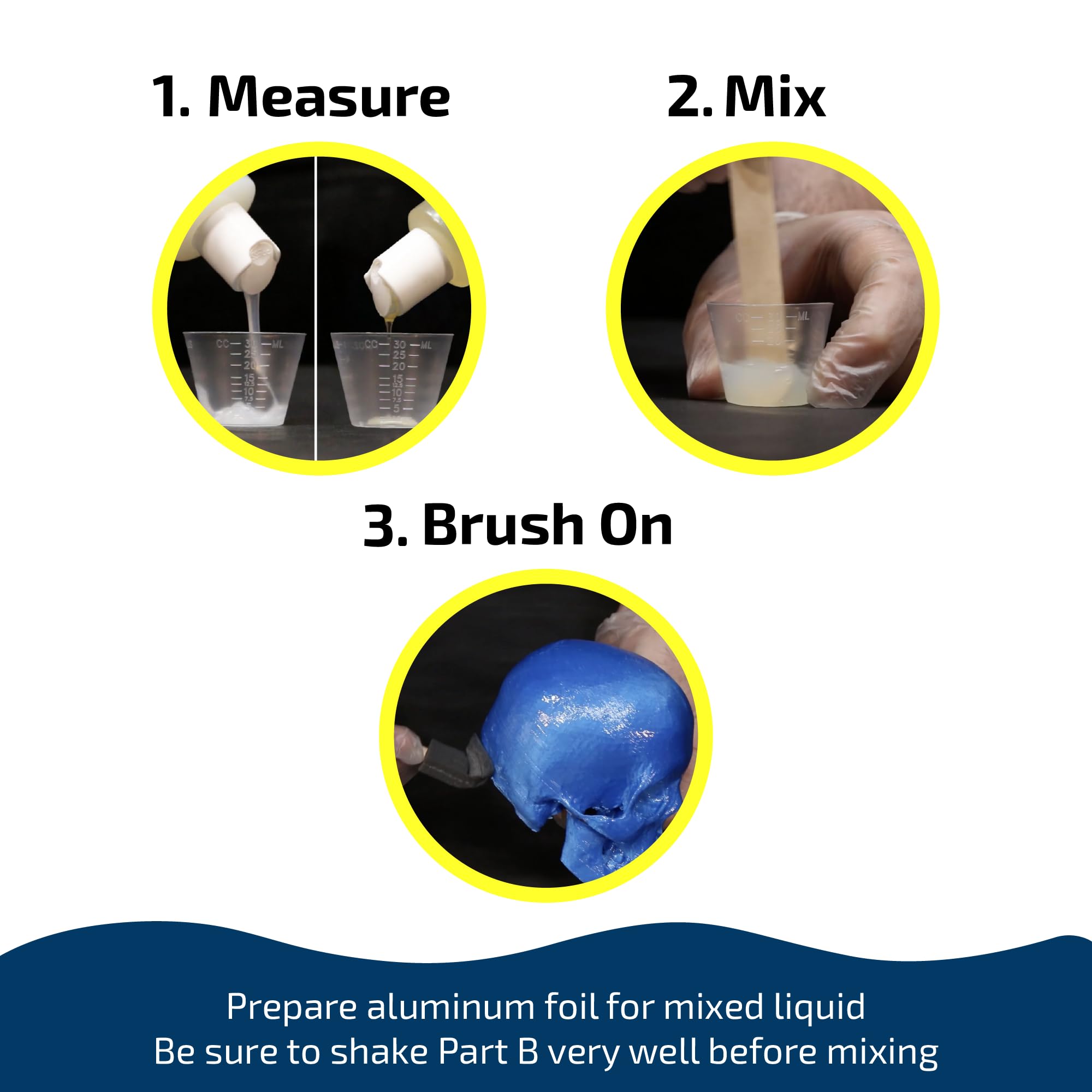 Smooth-On Xtc-3D 20 Mold Making & Special Effects Silicone Rubber, 3D Print Coating - 6.4 Oz