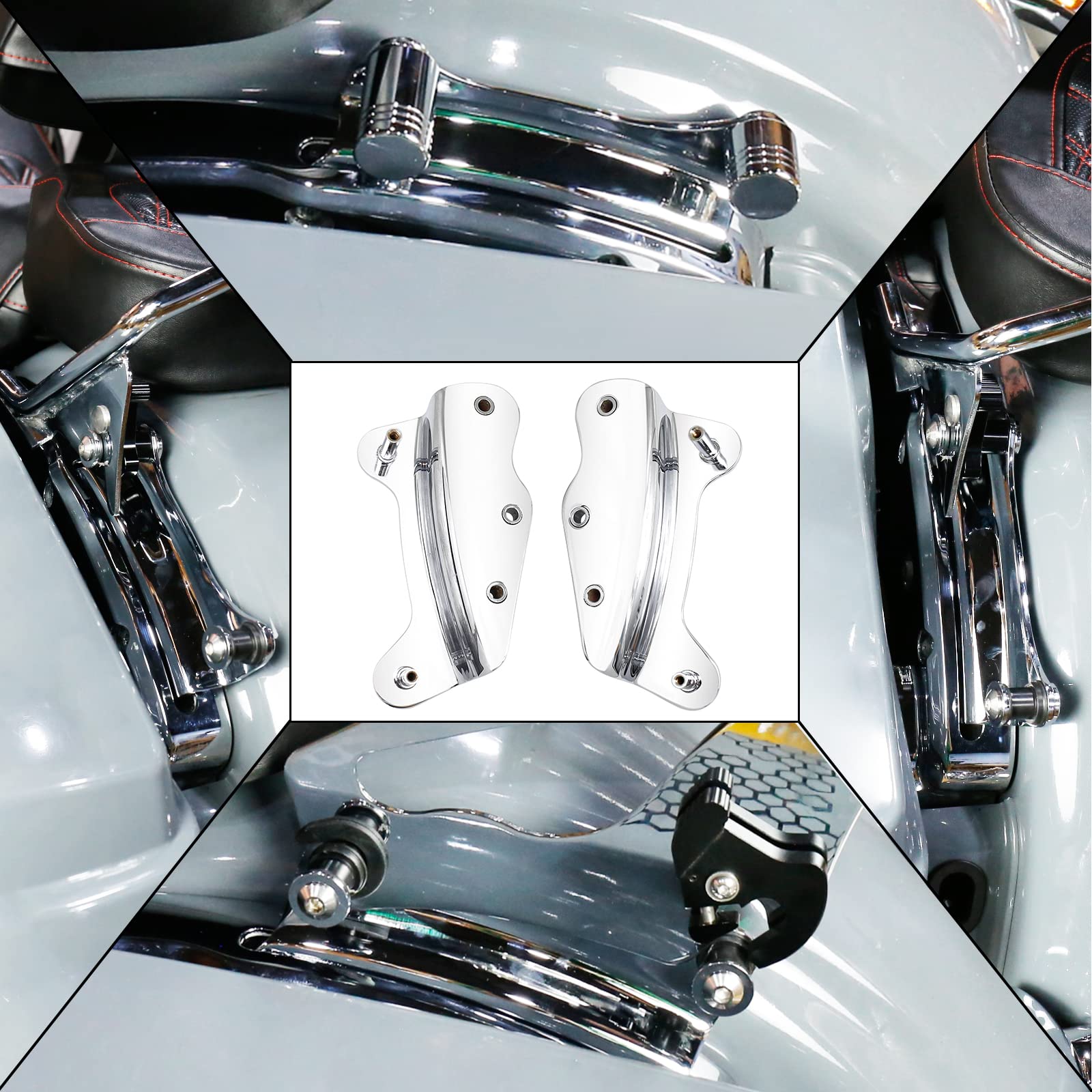 Premium Custom 4 Point Docking Hardware Kit for Harley Touring Accessories 2009 2010 2012 2013 Street Glide, Electra Glide, Road