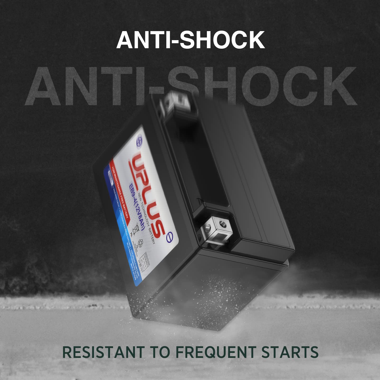 Motorcycle Battery Ytx9-Bs, Uplus Eb9-4 Atv Scooter Battery Maintenance Free - Sealed Agm Powersport Batteries
