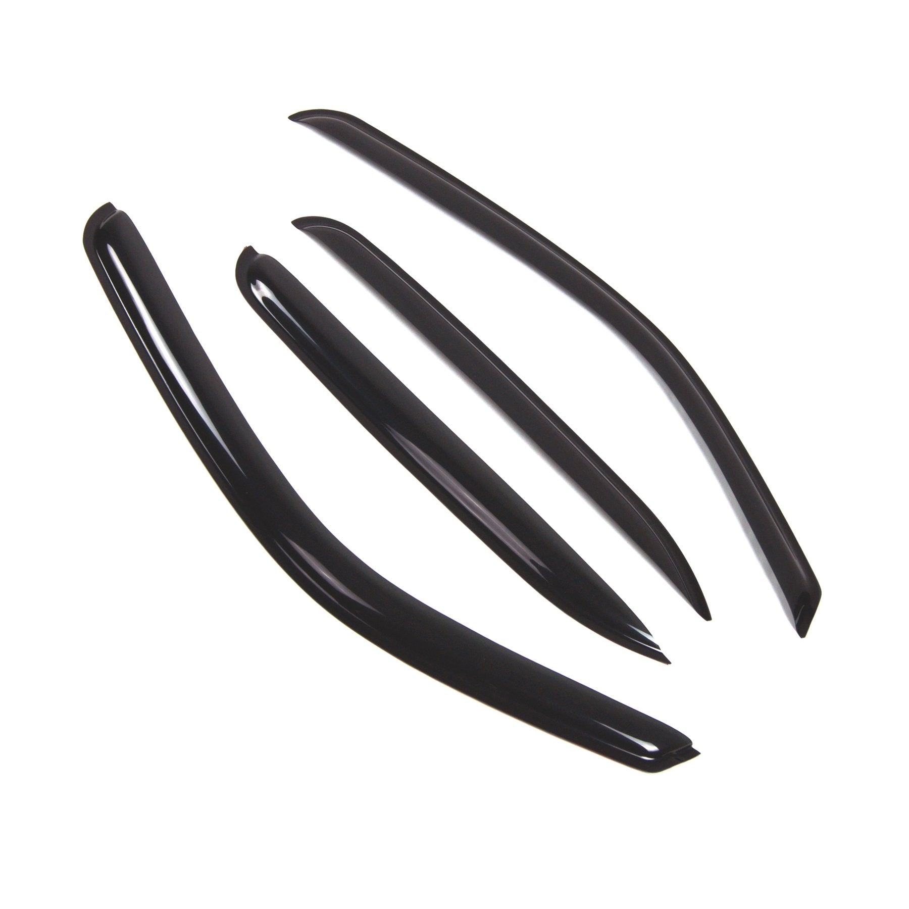 Tuningpros Outside Mount Window Vent Visors Rain Guards Compatible With Chevrolet Tahoe 2000-2006 | Side Window Wind Deflectors