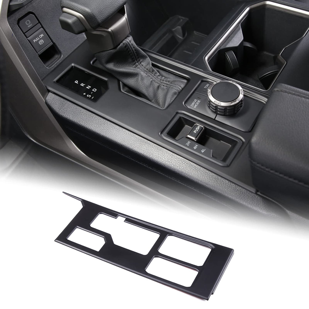 Aunginsy Central Control Gear Shift Panel Trim Cover Compatible with Toyota Tundra/Sequoia 2022-2024 Truck Gear Shifter Console 