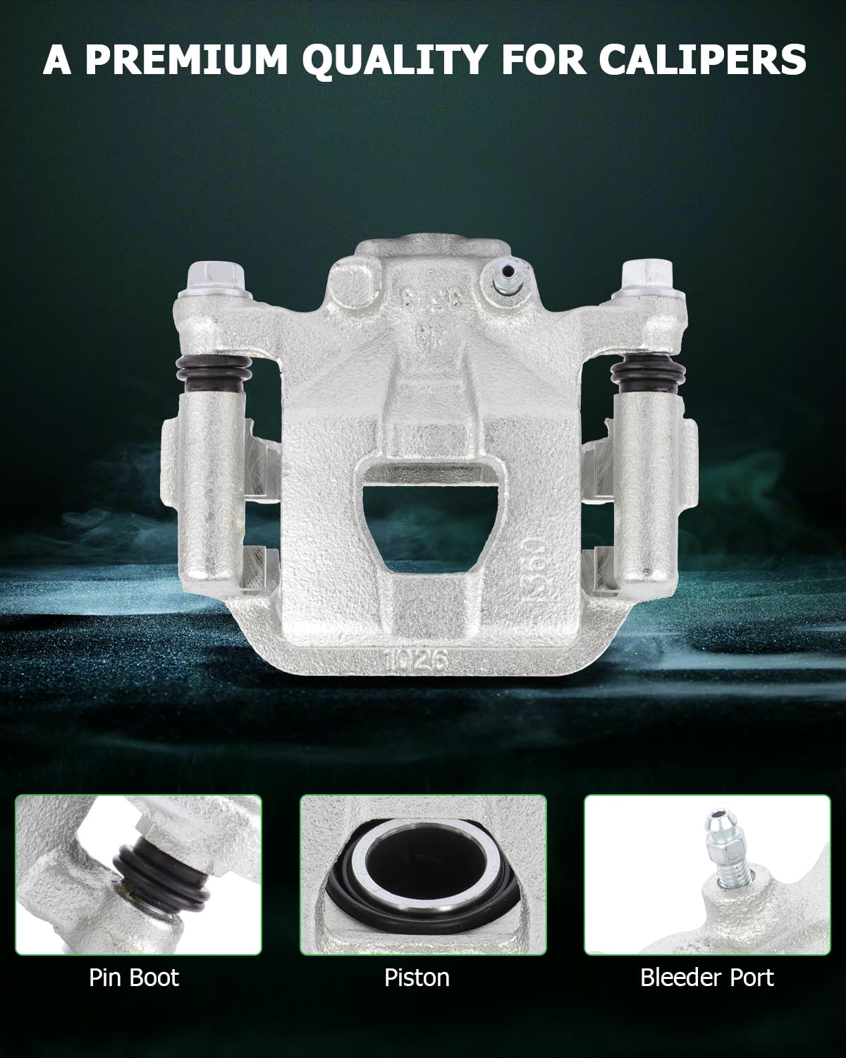 Scitoo 19-B2780A 19-B2781A Rear Left & Right Disc Brake Calipers Assembly W/Bracket For Nissan For Altima 2007-2012,For Nissan F