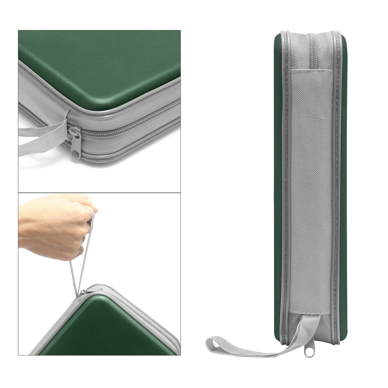 Cd Case, Siveit Dvd Case Holder 96 Capacity Hard Plastic Cd Dvd Disc Cases Storage Binder Wallet For Car Home Office Travel (Dar