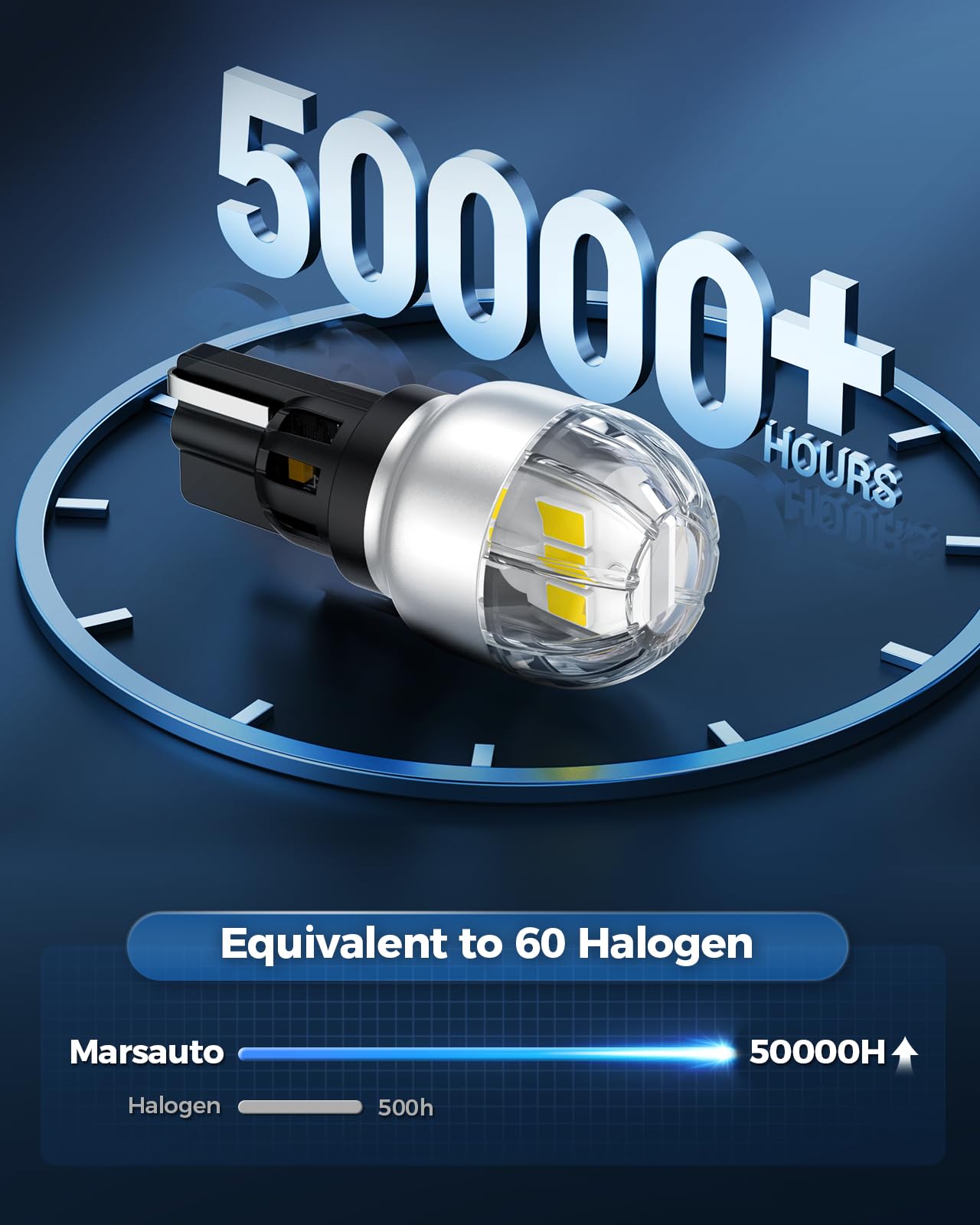 Marsauto 912 921 Led Bulbs For Backup Reverse Light, 300% Brighter T15 906 904 W16W T15 Canbus Error Free Bulb With 3020Smd Chip