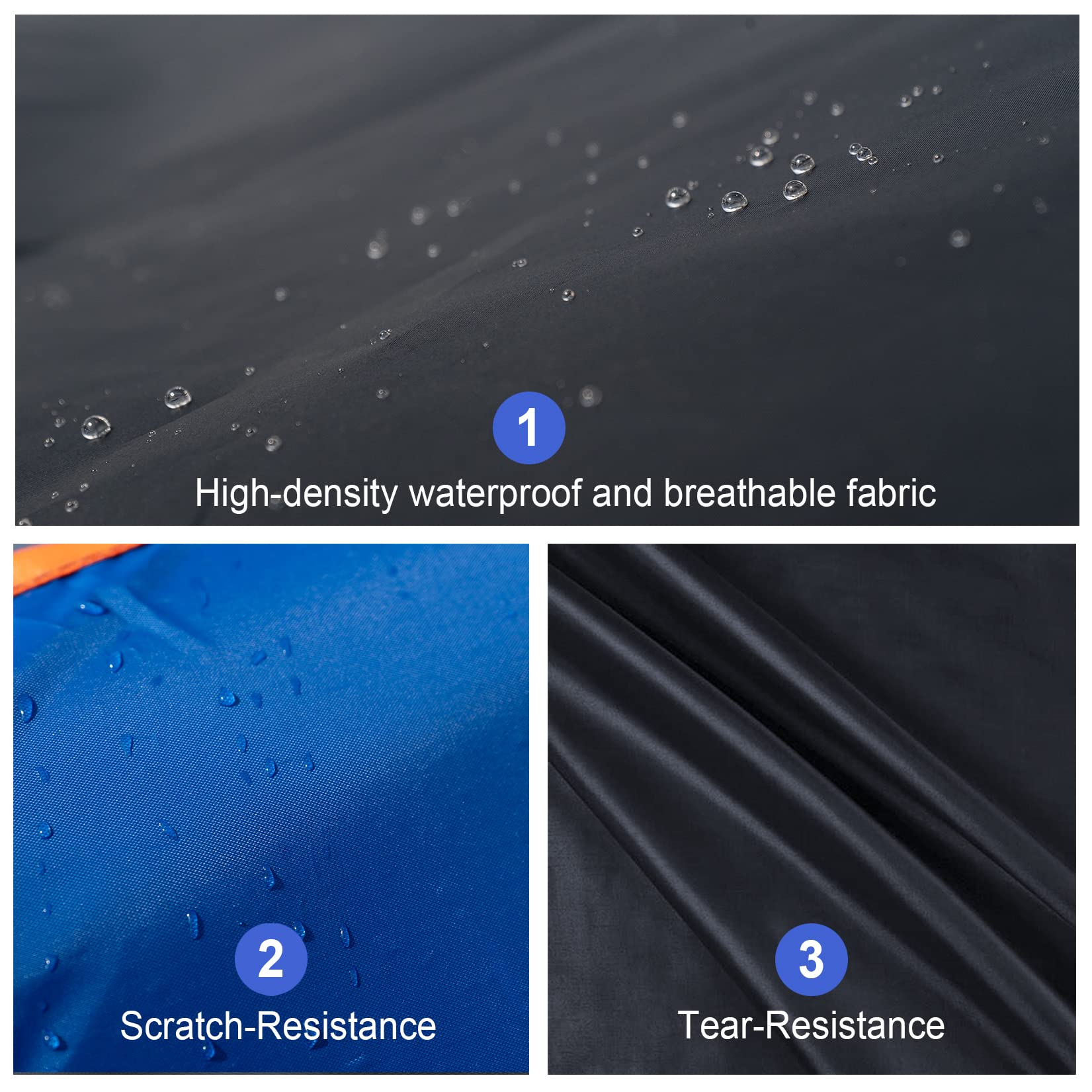 Molebt Car Cover Waterproof All Weather For Automobiles, Universal Fit Sedan Coupe Chevrolet Corvette/Camaro, Ford Mustang/Fusio