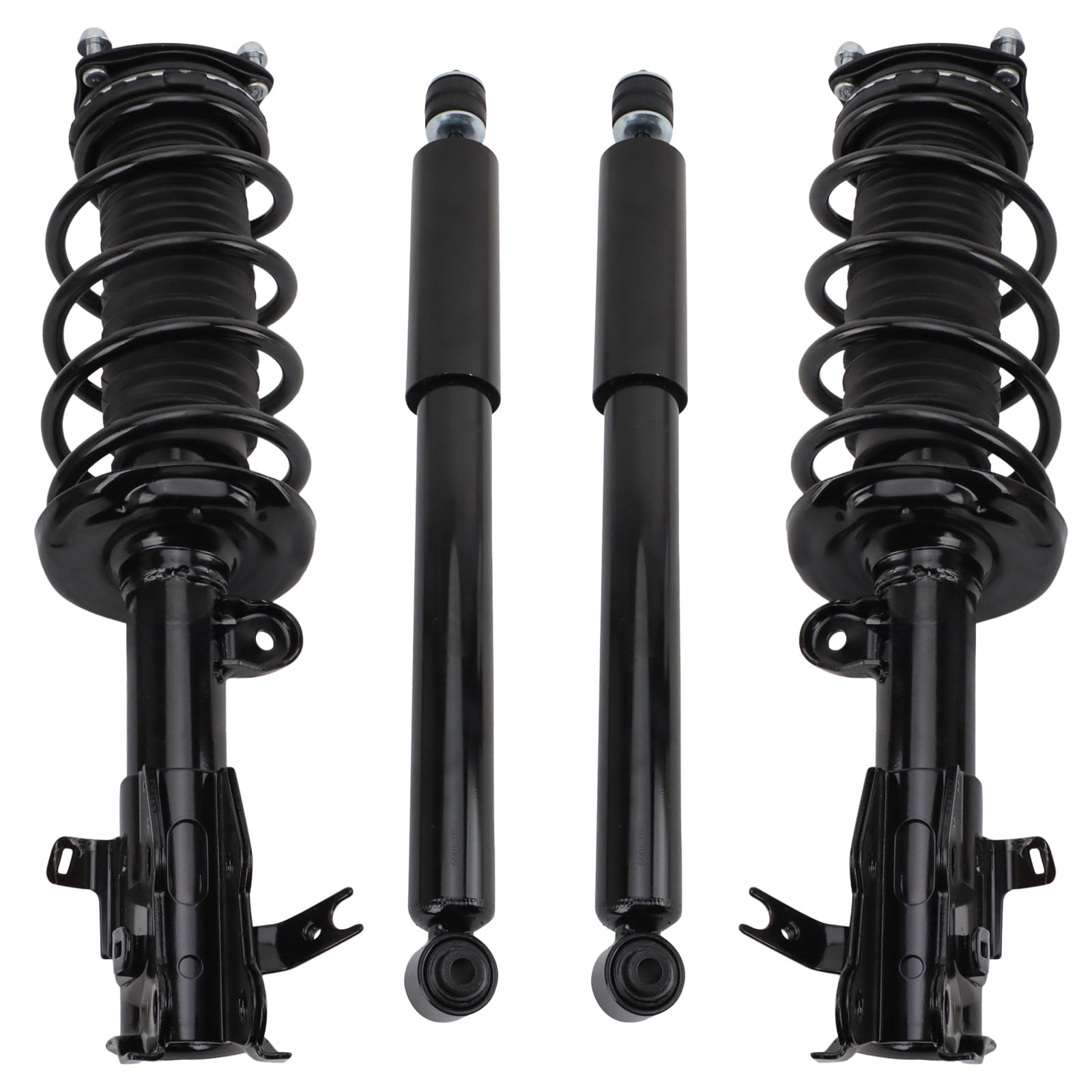Trq Front And Rear Complete Strut Assembly & Shock Absorber Kit Compatible With 2012-2015 Honda Civic
