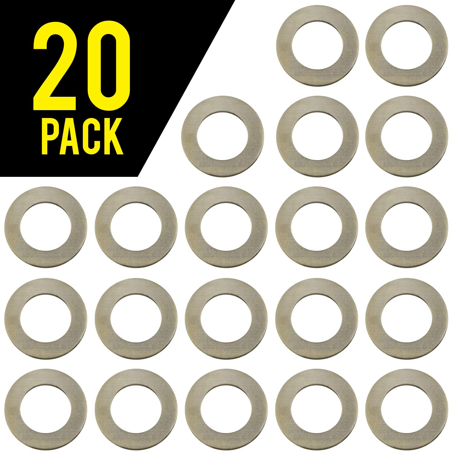 Mission Automotive 20-Pack Of Oil Crush Washers/Drain Plug Gaskets Compatible With Honda - Compatible With Oem 94109-14000 - Fit