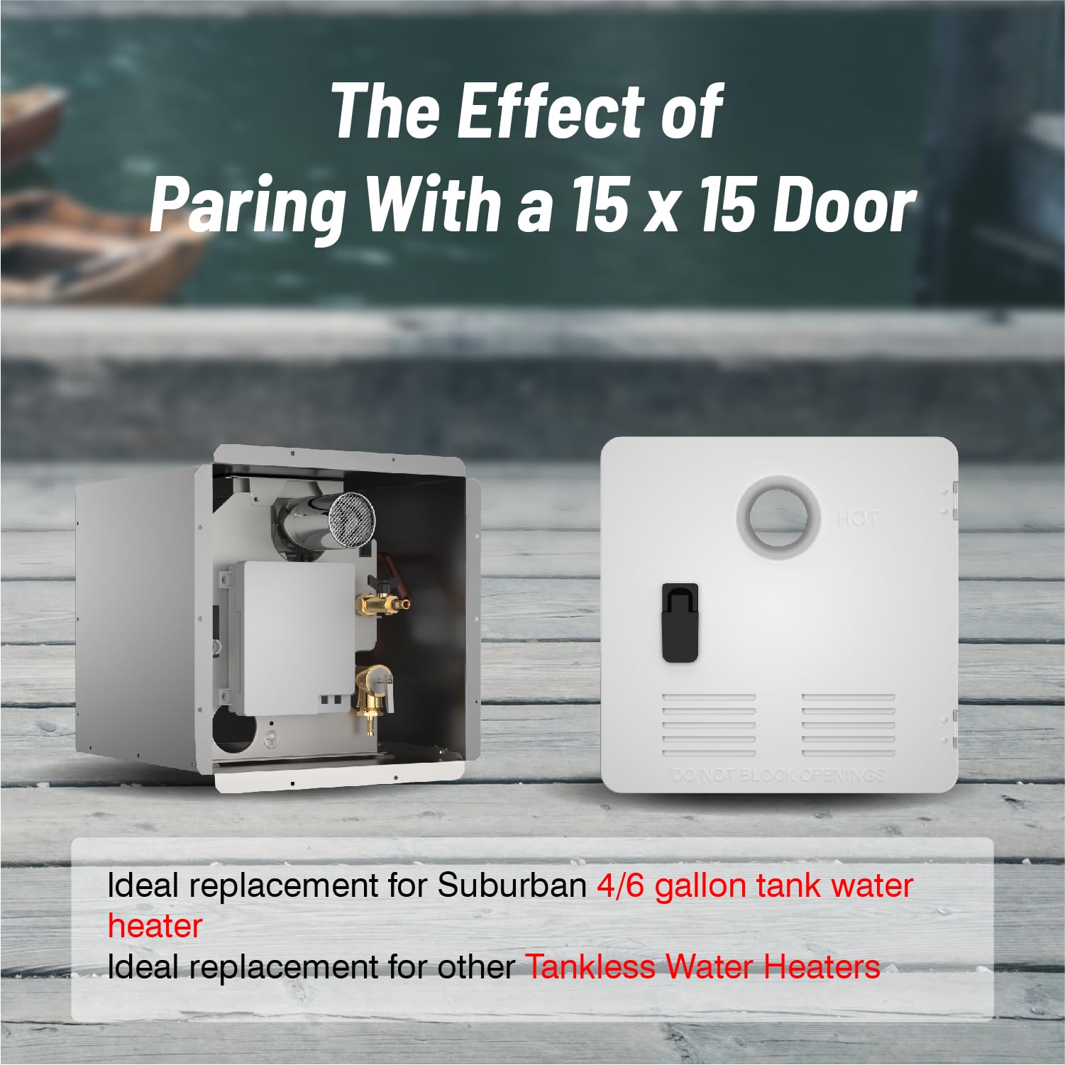 Ranein 65,000 Btu Rv Tankless Water Heater, High Altitude Available, 12V, Csa Certificated, With Multi-Function Controller, On D