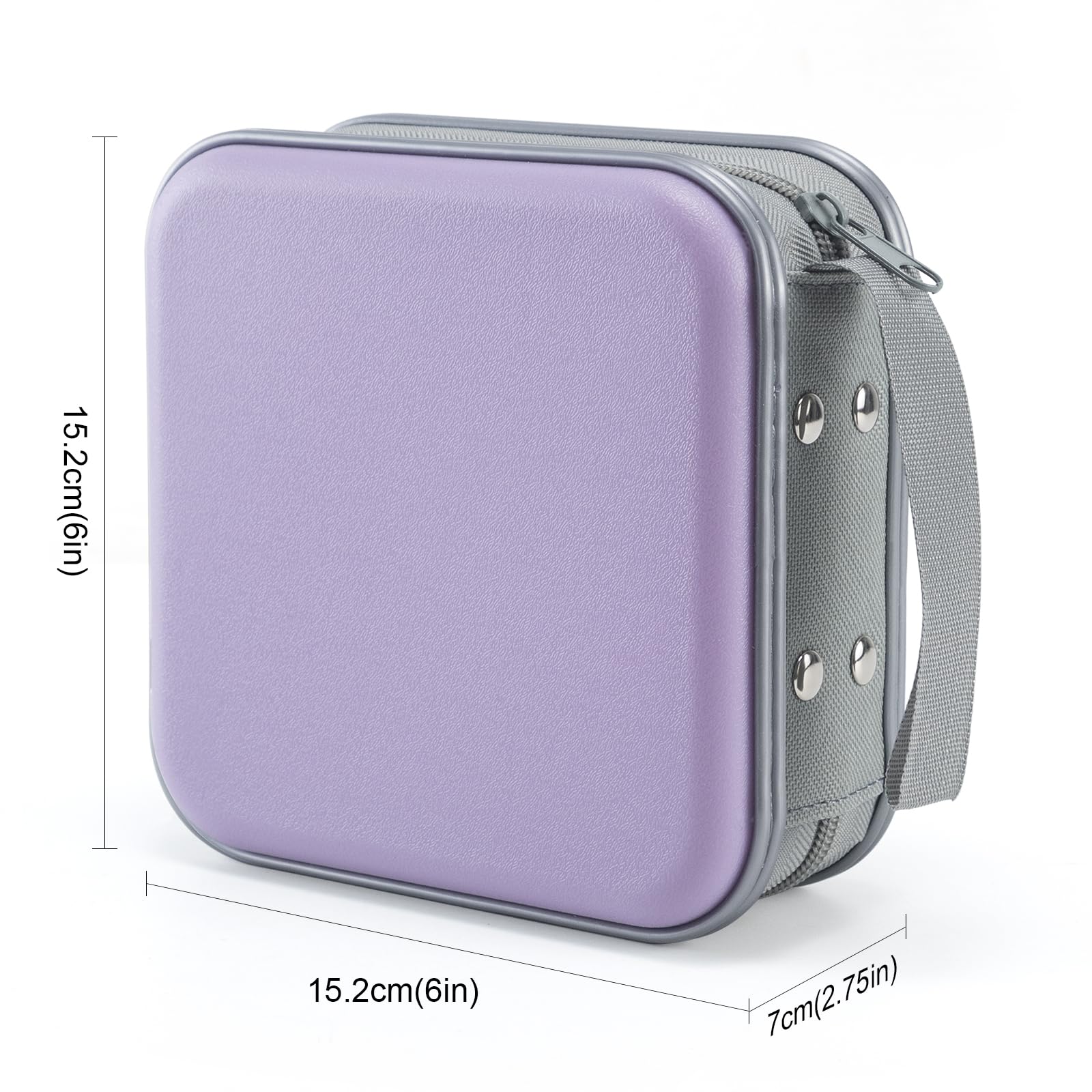 Uentip Cd Case For Car,48 Capacity Dvd Case Portable Zipper Cd Case Holder Large Storage Cd Wallet Cd Organizer Home Travel (Lav