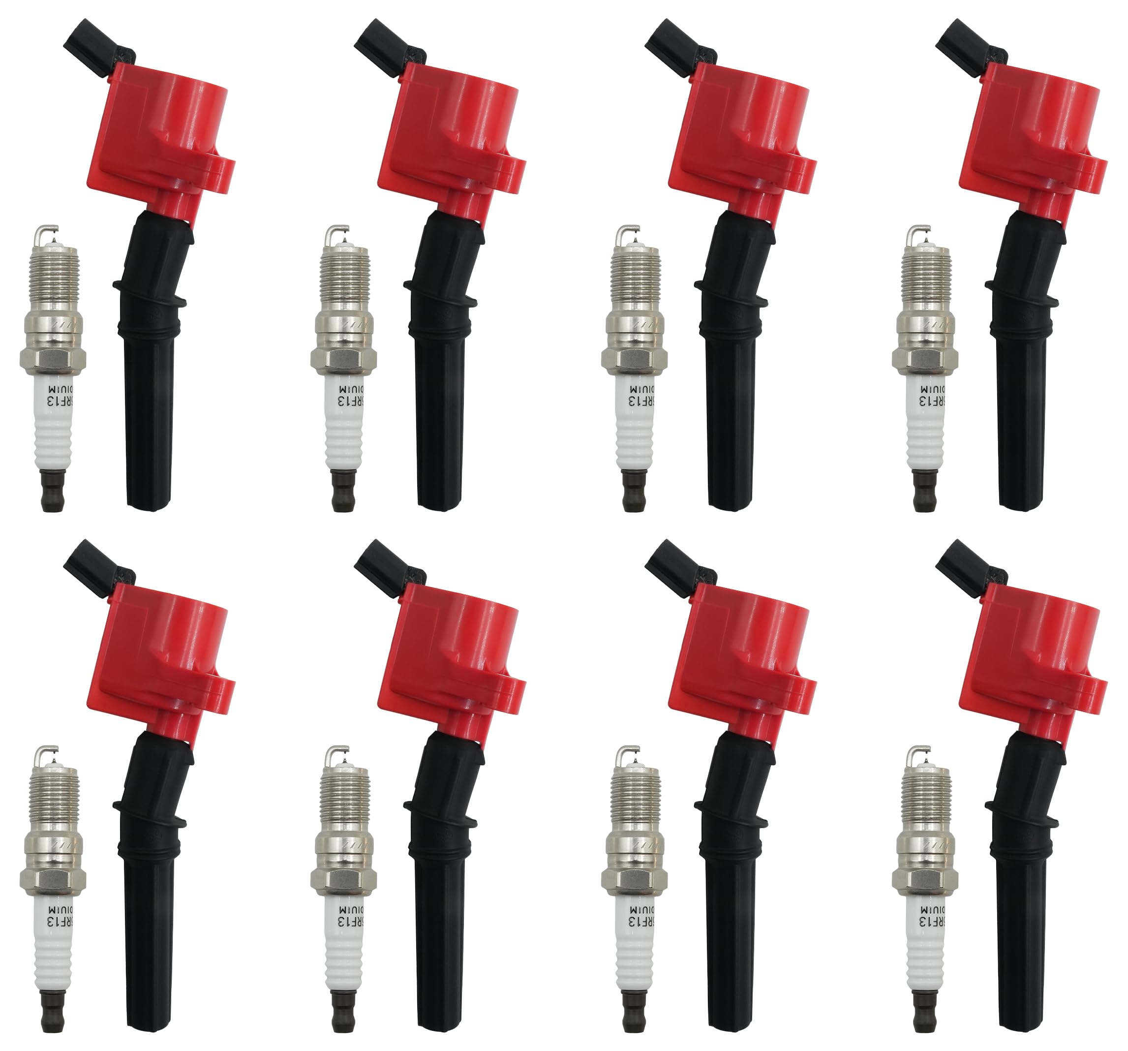 Marsram Ignition Coil Pack Dg508 & Spark Plugs Sp479 Double Iridium For 2000 2001 2002 2003 2004 2005 2006 2007 2008 Ford F150 F
