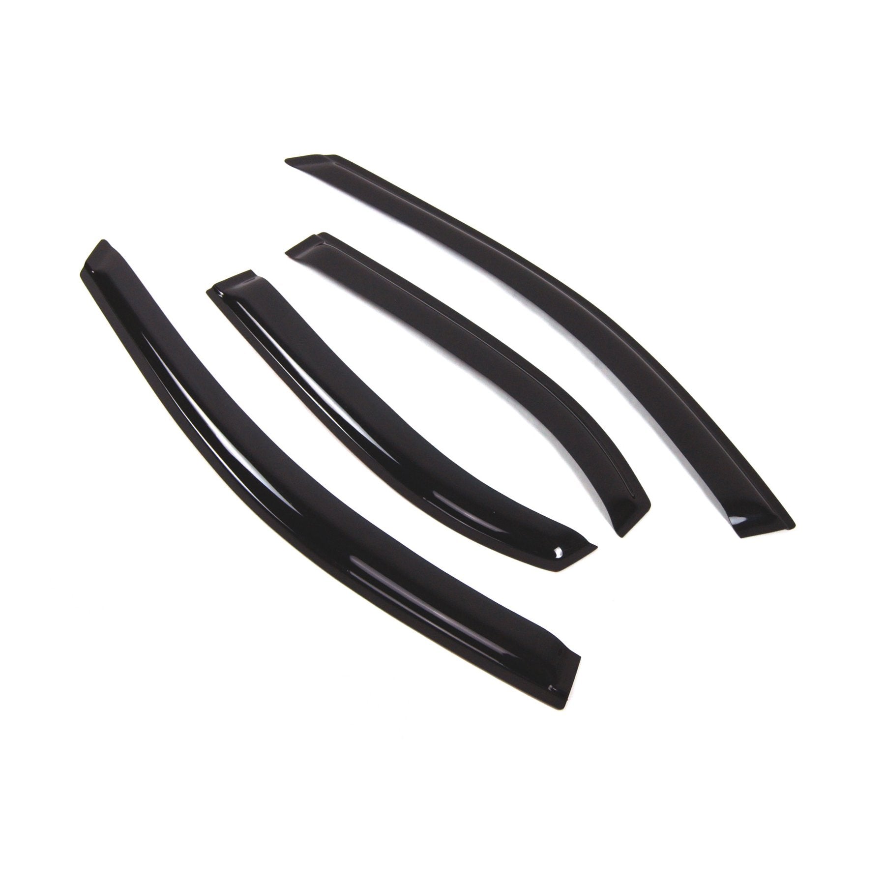 Tuningpros Outside Mount Window Vent Visors Rain Guards Compatible With Chevy Cavalier Sedan 1995-2005 | Side Window Wind Deflec