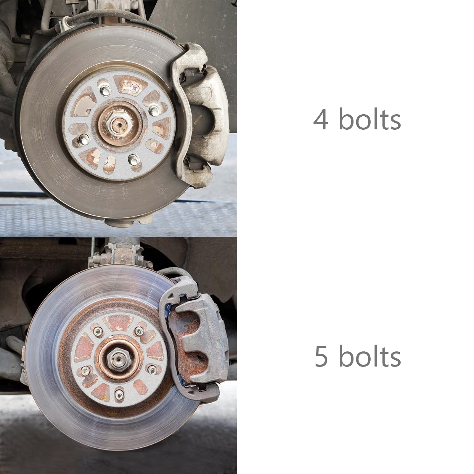 Wheel Connect Universal Wheel Spacer,5Mm Thickness(3/16Inch),Fit Bolt Pattern 4X98, 4X100, 4X108, 4X114.3, 5X100, 5X105,5X108, 5