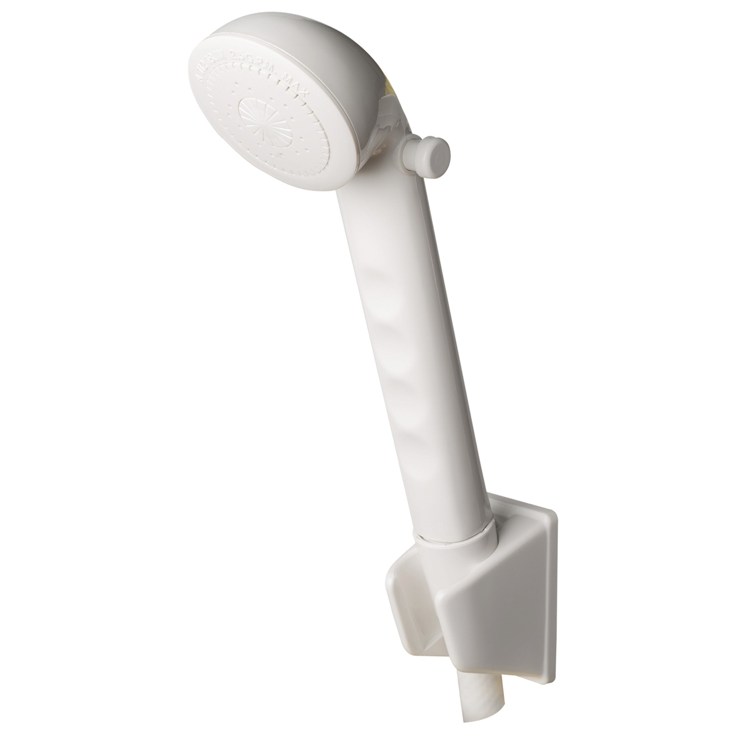 Builders Shoppe 4120Wt Rv/Motorhome Replacement Non-Metallic Hand Held Shower Set White Finish