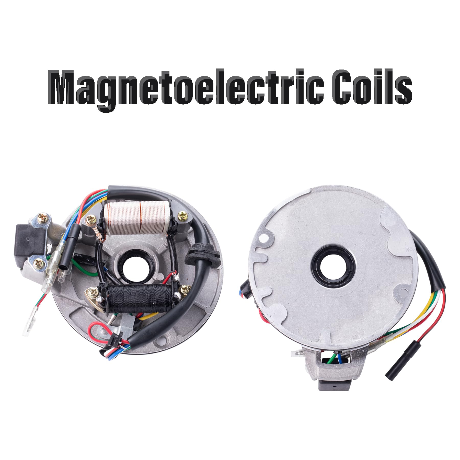 Ciom Magnetoelectric Coils Wiring Loom Harness Kill Switch Ignition Coil Cdi Box Spark Plug Rebuild Kit Kick Start Dirt Pit Bike Atv 50Cc 70Cc 90Cc 110Cc-160Cc Buggy Go Kart Wire Harness