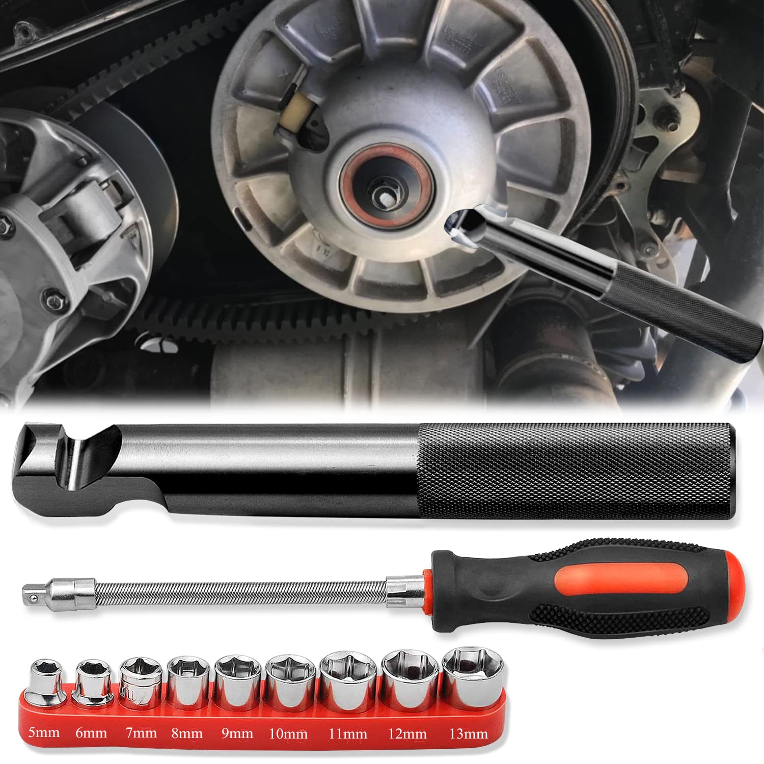 Peatovie Belt Changing Tools Kit For Polaris Rzr 1000 Xp Xp4 900 S