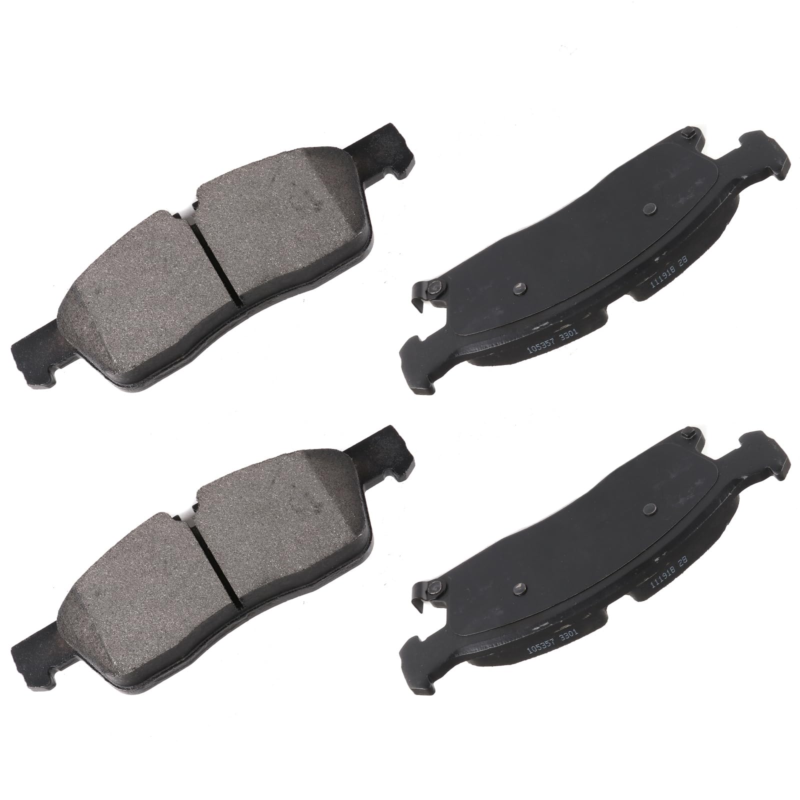Cciyu D1455 Front Ceramic Brake Pads Kits 4Pcs Fit For Dodge For Durango,For Jeep Grand For Cherokee,For Mercedes-Benz Gl350,Gl4