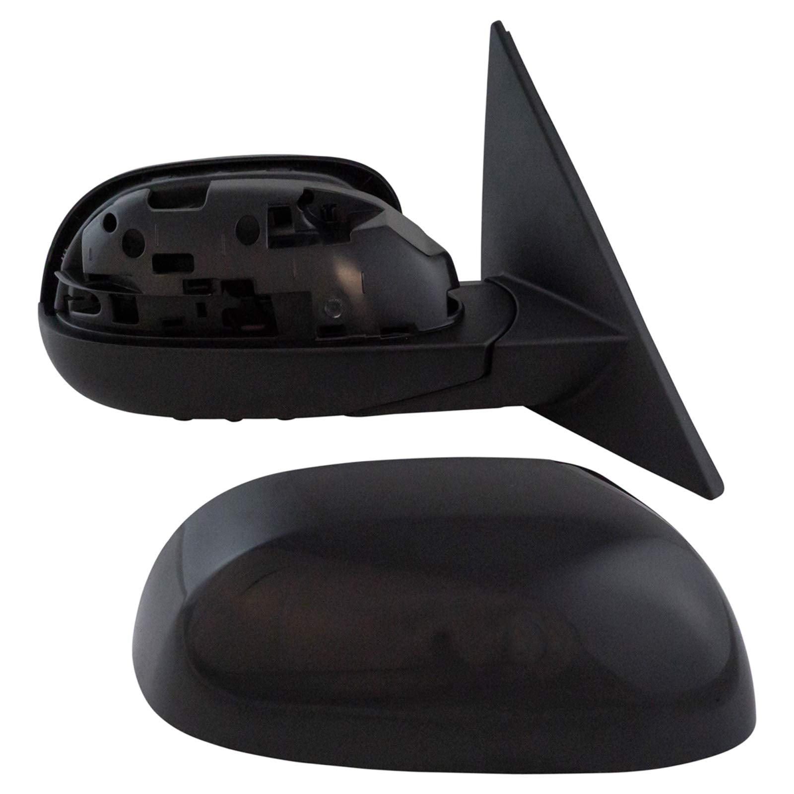 Trq Right Mirror Without Heat Without Housing Turn Signal Passenger Side Compatible With 2014-2019 Kia Soul Ki1321180 Ki1321194