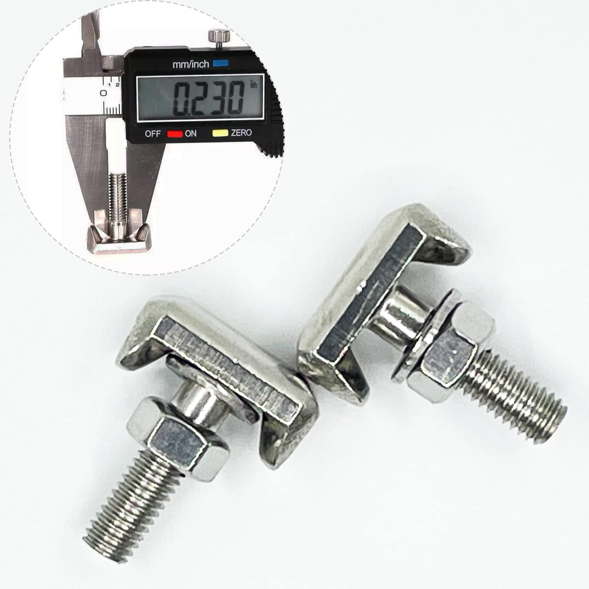 2 Pack 19116852 Battery Terminal T-Bolt Compatible With Chevy Bmw Gmc Volkswagen 64740 Battery Cable Tensioner Bolt Kit 6X0915138 61128373946