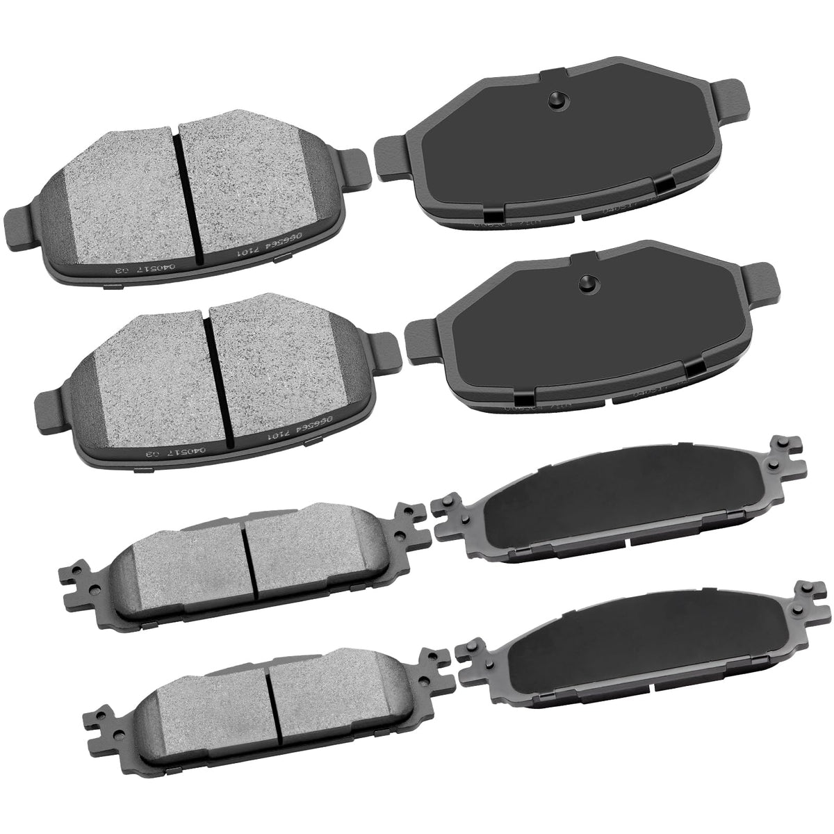 Cciyu D1377 D1508 Ceramic Front Rear Brake Pad Set Fit For 2011-2019 For Ford Explorer,2009-2017 For Ford Flex,2011-2018 For For