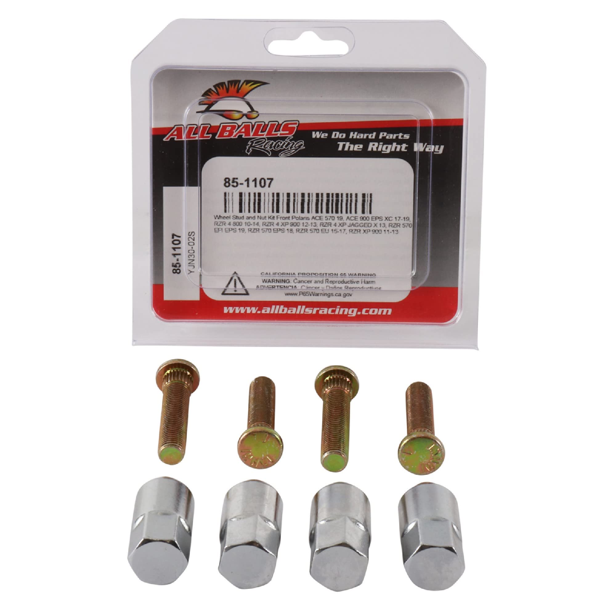 All Balls Racing Wheel Stud And Nut Kit