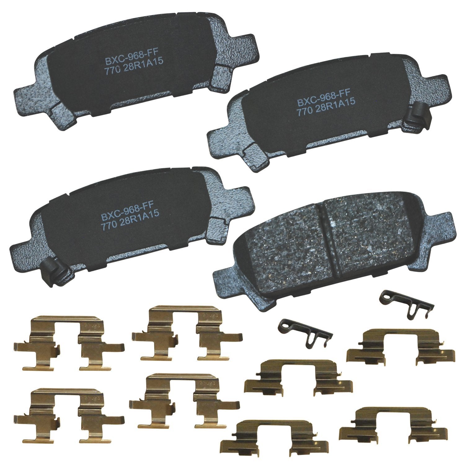 Bendix Premium Sbc770 Ceramic Rear Brake Pads For Subaru Baja 2006-2003, Forester 2003-1998, Impreza 2003-1999, Legacy 2009-2000